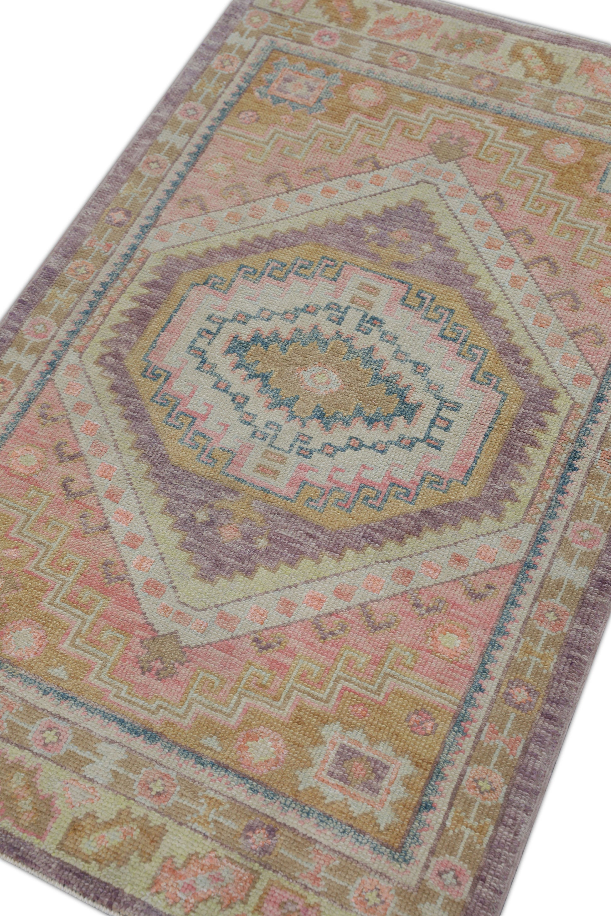 Turkish Oushak Rug 3'1" x 4'10" #2572
