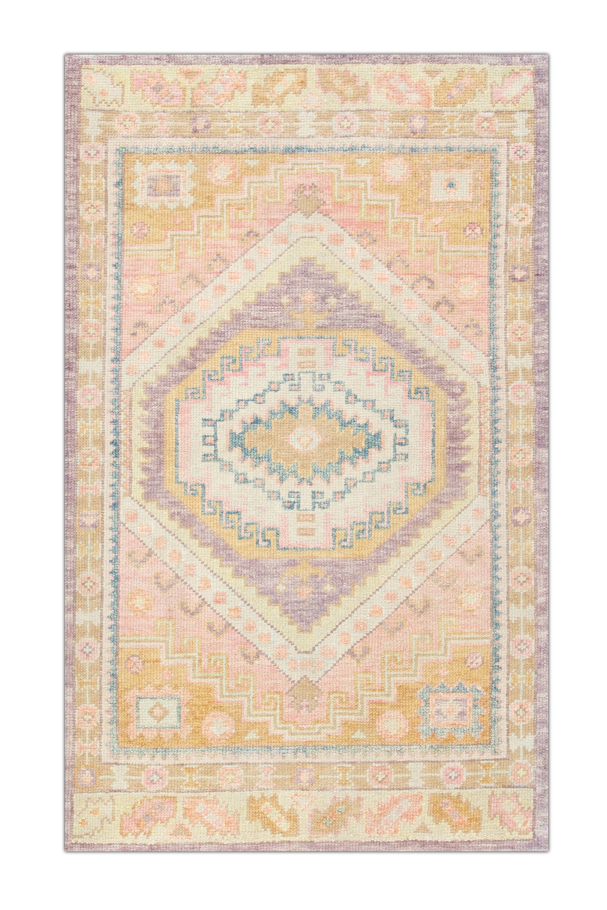 Turkish Oushak Rug 3'1" x 4'10" #2572