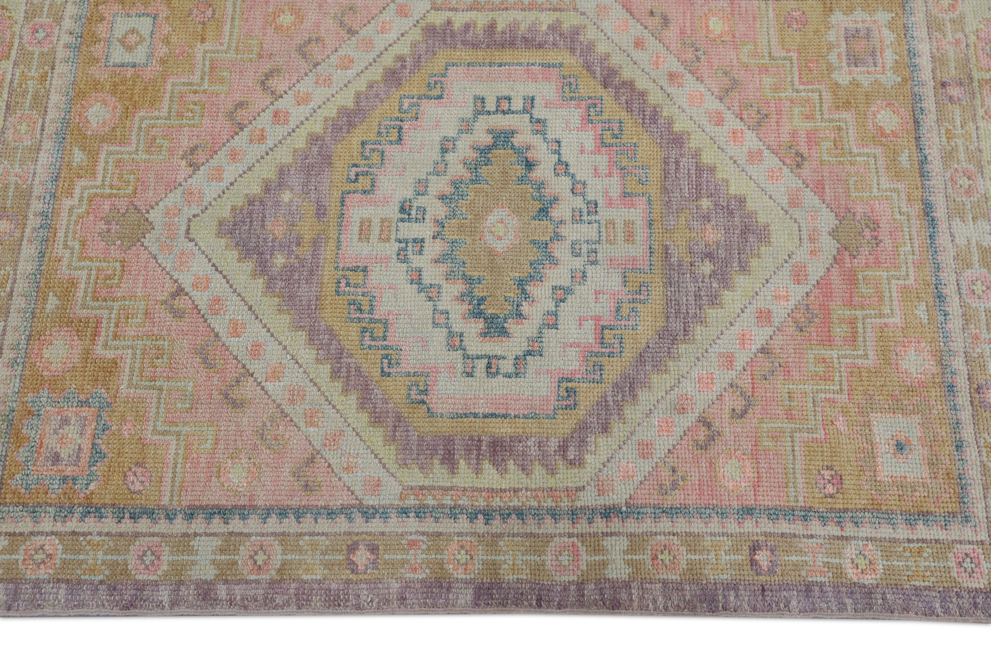 Turkish Oushak Rug 3'1" x 4'10" #2572