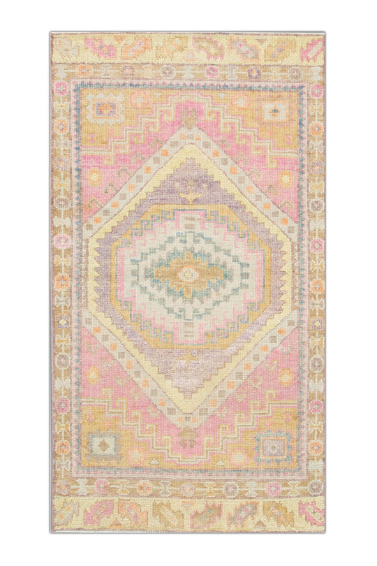 #2775 Turkish Oushak 2'10" x 5'1"