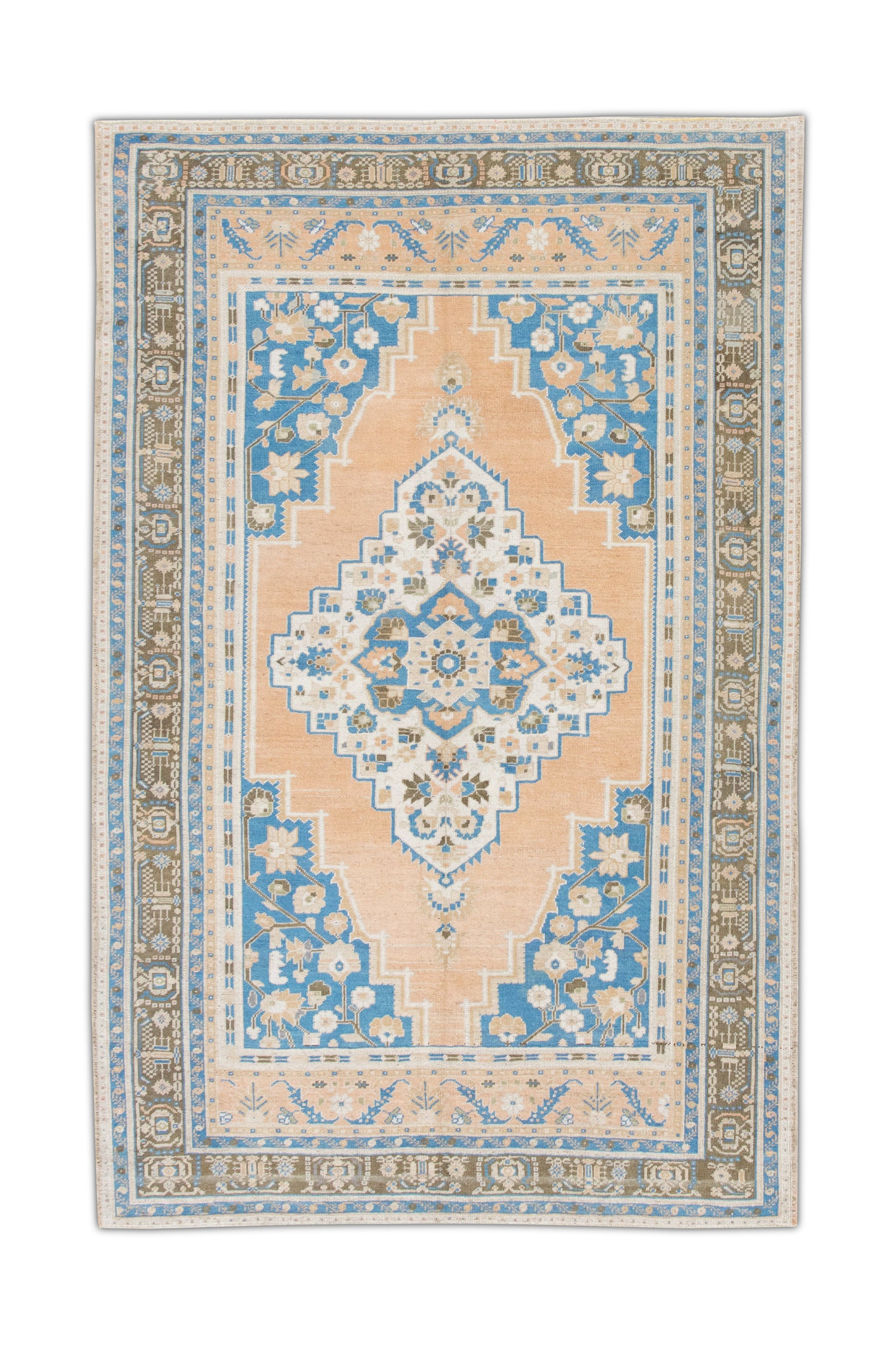 Turkish Vintage Anatolian Rug 5'8" x 8'10" #612