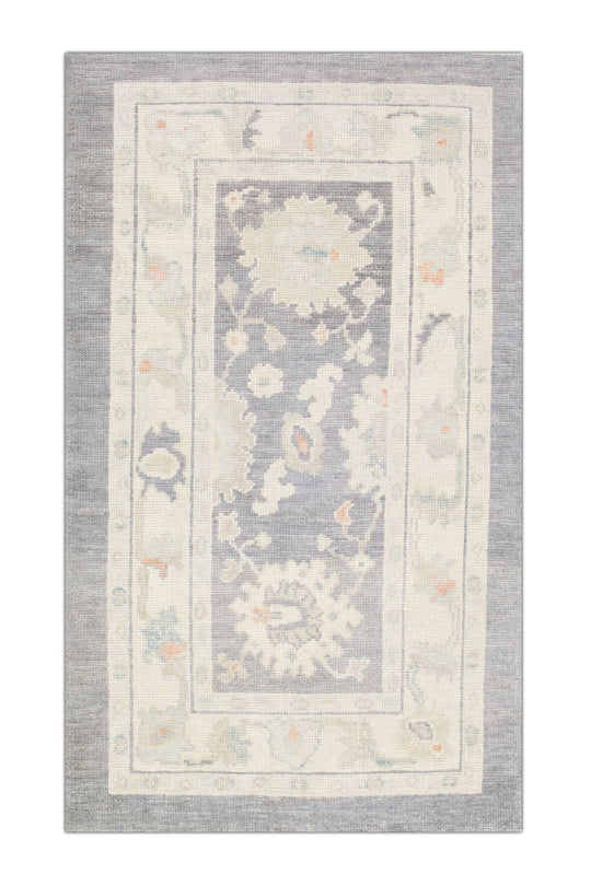 #2832 Turkish Oushak 3'1" x 5'1"