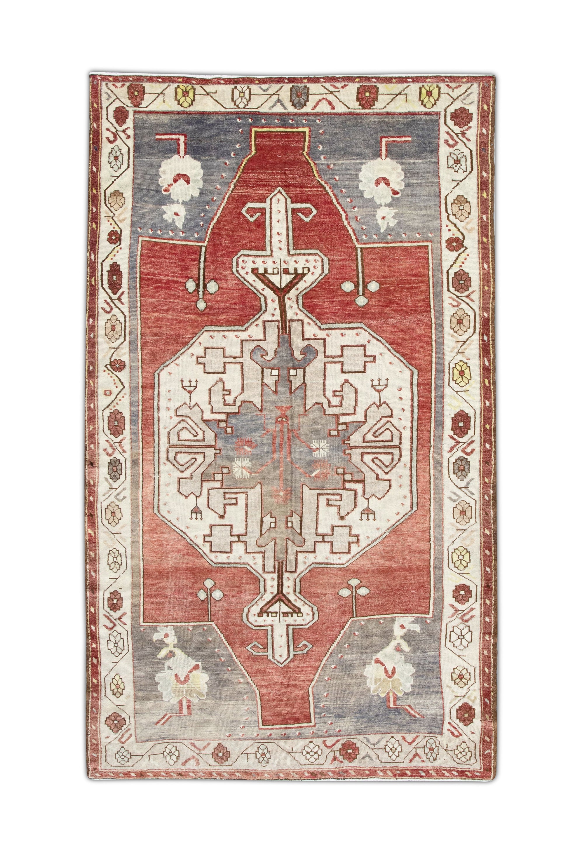 Turkish Vintage Anatolian Rug 5'5" x 9'8" #398