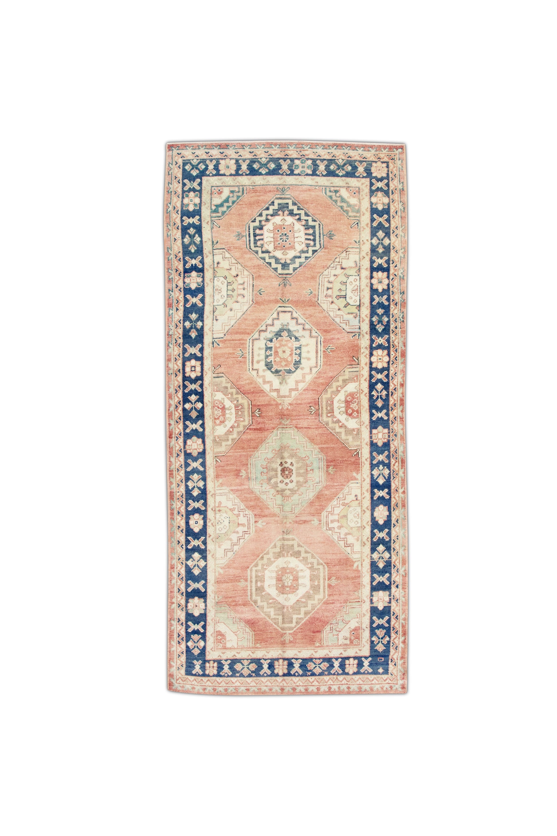 Turkish Vintage Anatolian Rug 5'2" x 11'1" #186