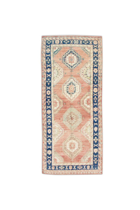 #186 Turkish Vintage Anatolian Rug 5'2" x 11'1"