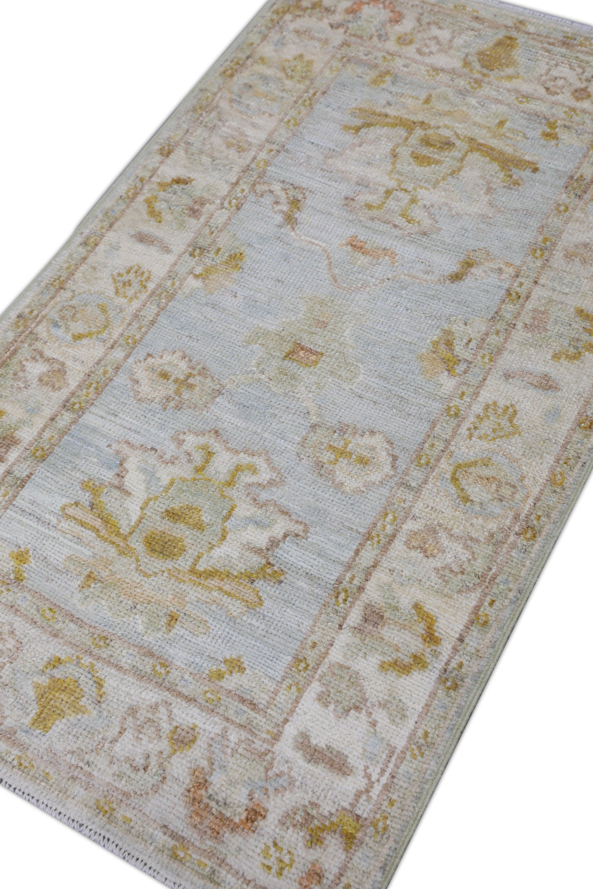 Turkish Oushak Rug 2'10" x 4'7" #3024