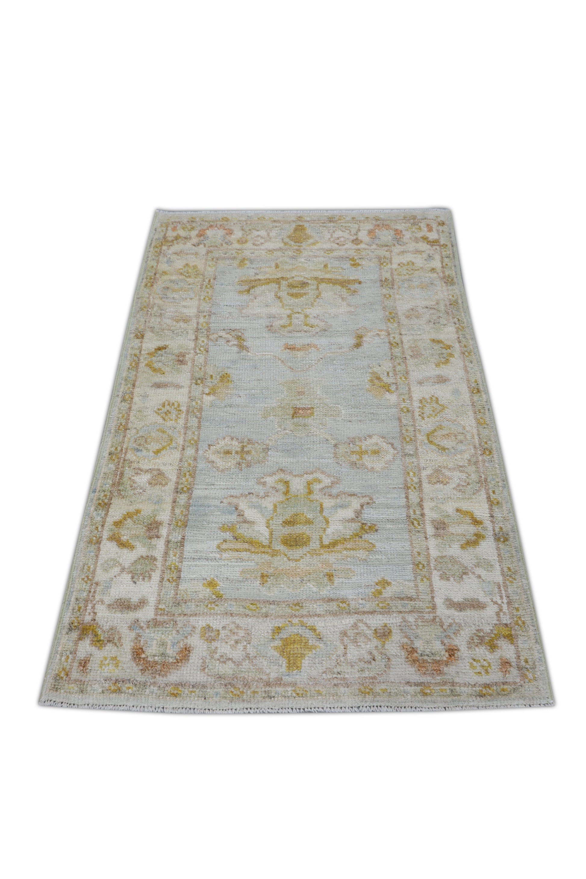 Turkish Oushak Rug 2'10" x 4'7" #3024