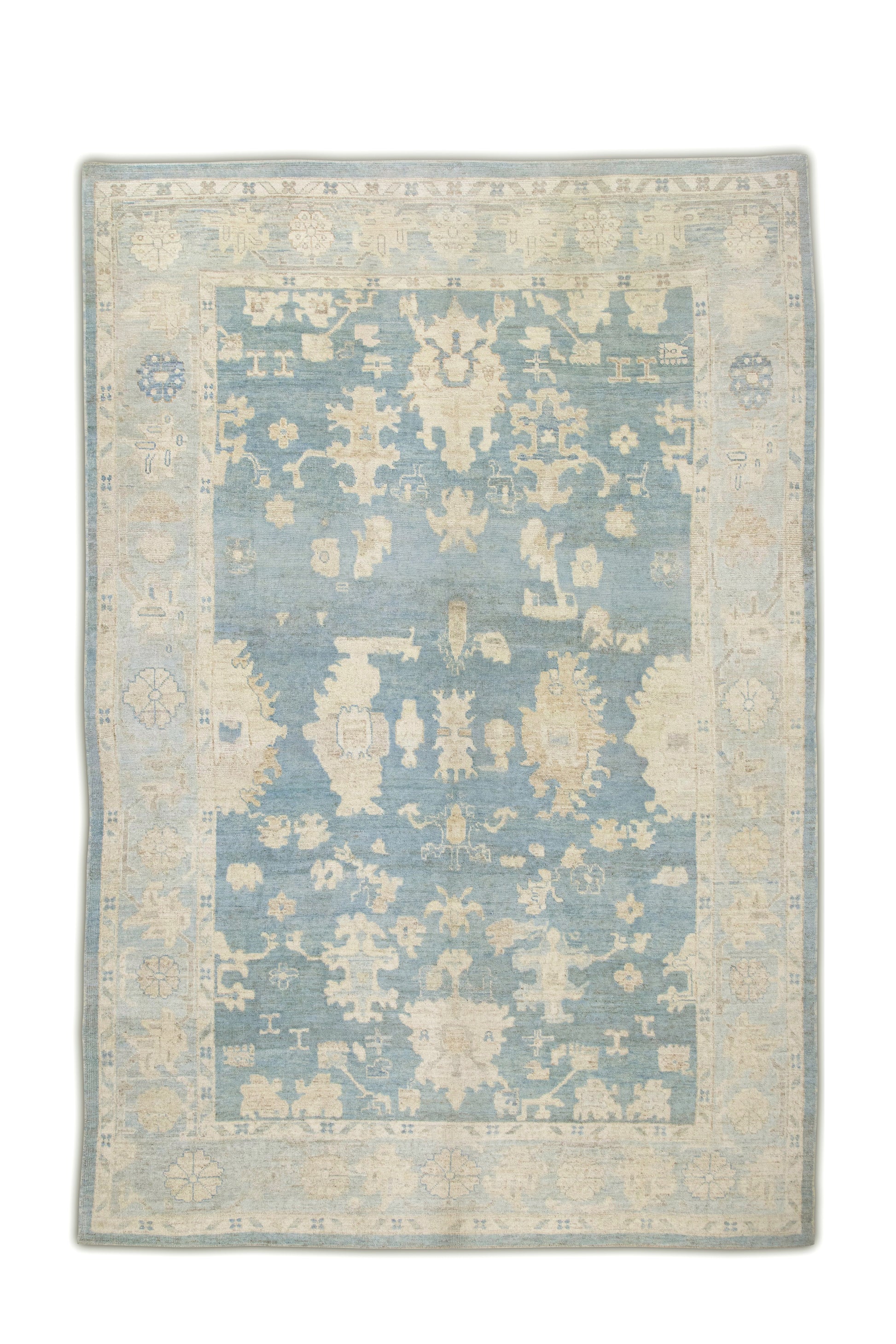 Turkish Oushak Rug 10'2" x 14'10" #7383