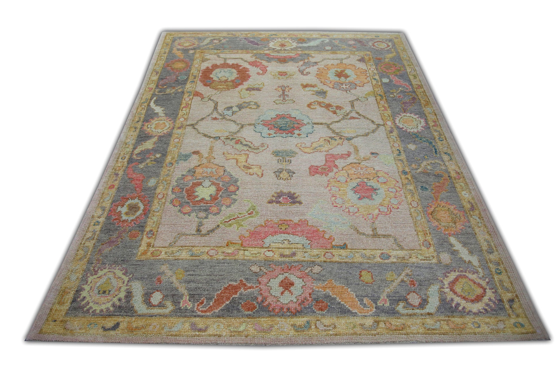 Turkish Oushak Rug 5' x 6'9" #5231