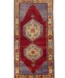 01 Turkish Vintage Oushak 4'11" x 9'2"