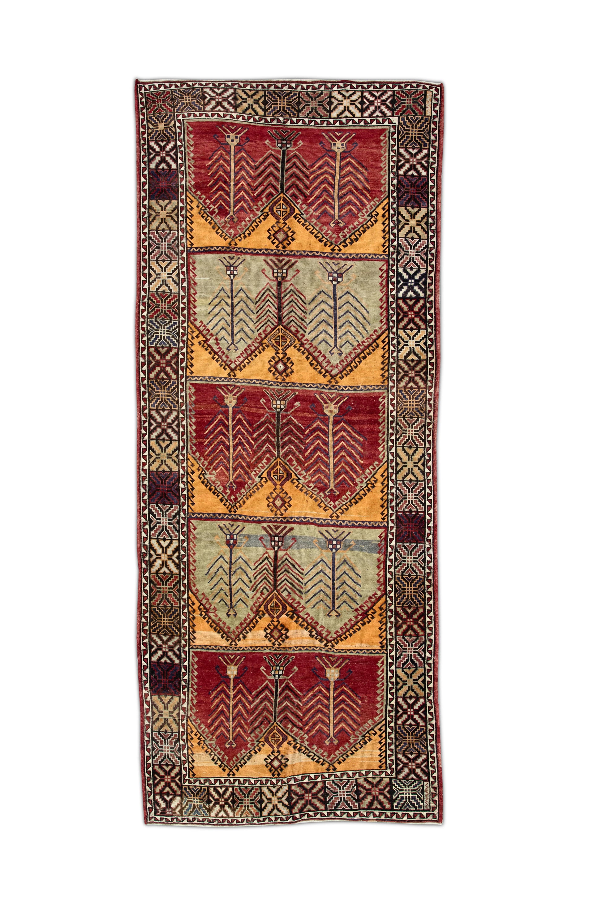 Turkish Vintage Anatolian Rug 5'7" x 13'5" #02