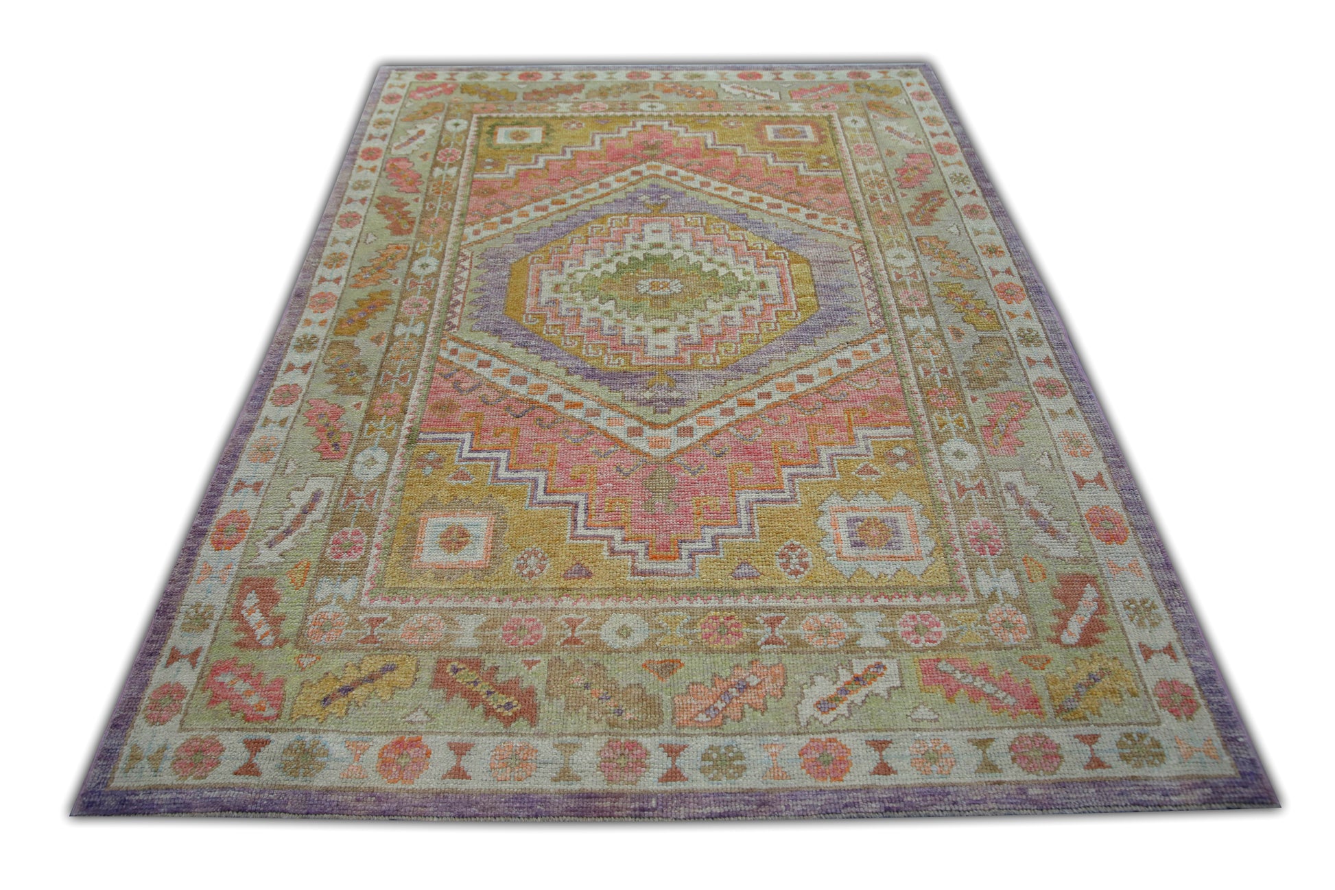 Turkish Oushak Rug 4'11" x 7'1" #5044