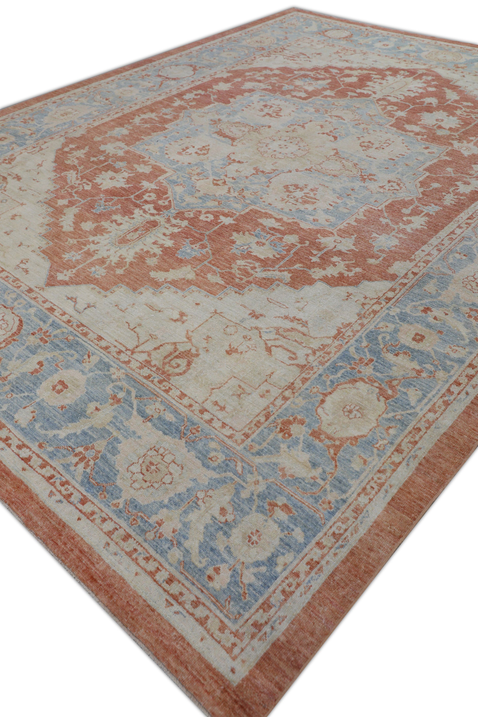 #2849 Turkish Antique Look Oushak Rug 9'4" x 12'4"