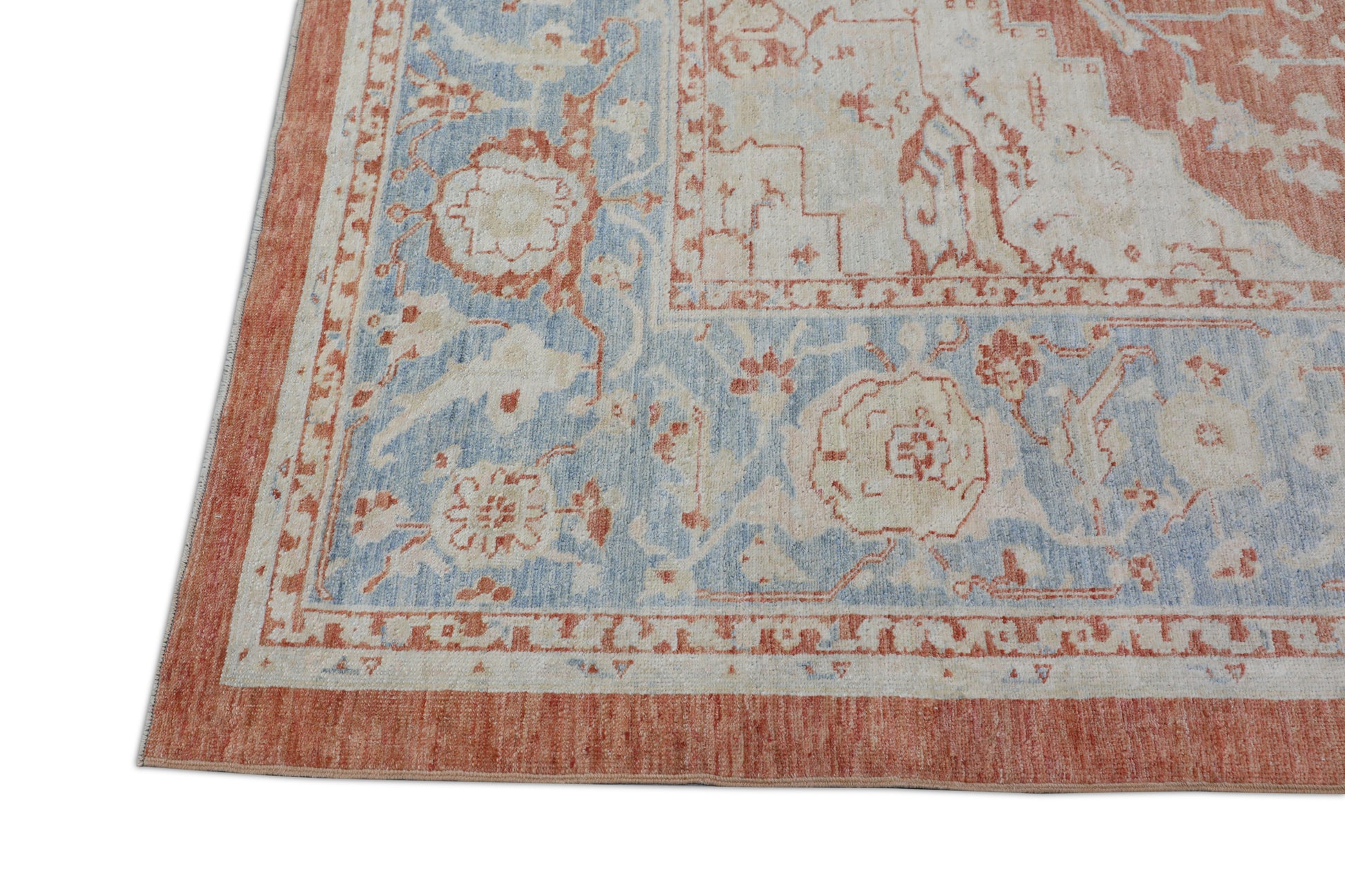 #2849 Turkish Antique Look Oushak Rug 9'4" x 12'4"