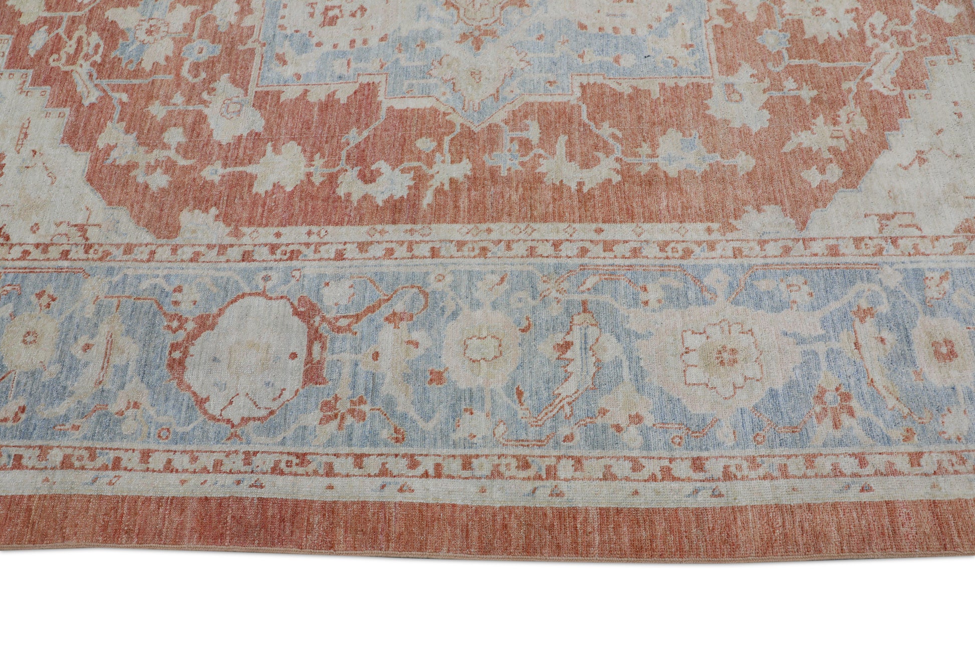 #2849 Turkish Antique Look Oushak Rug 9'4" x 12'4"