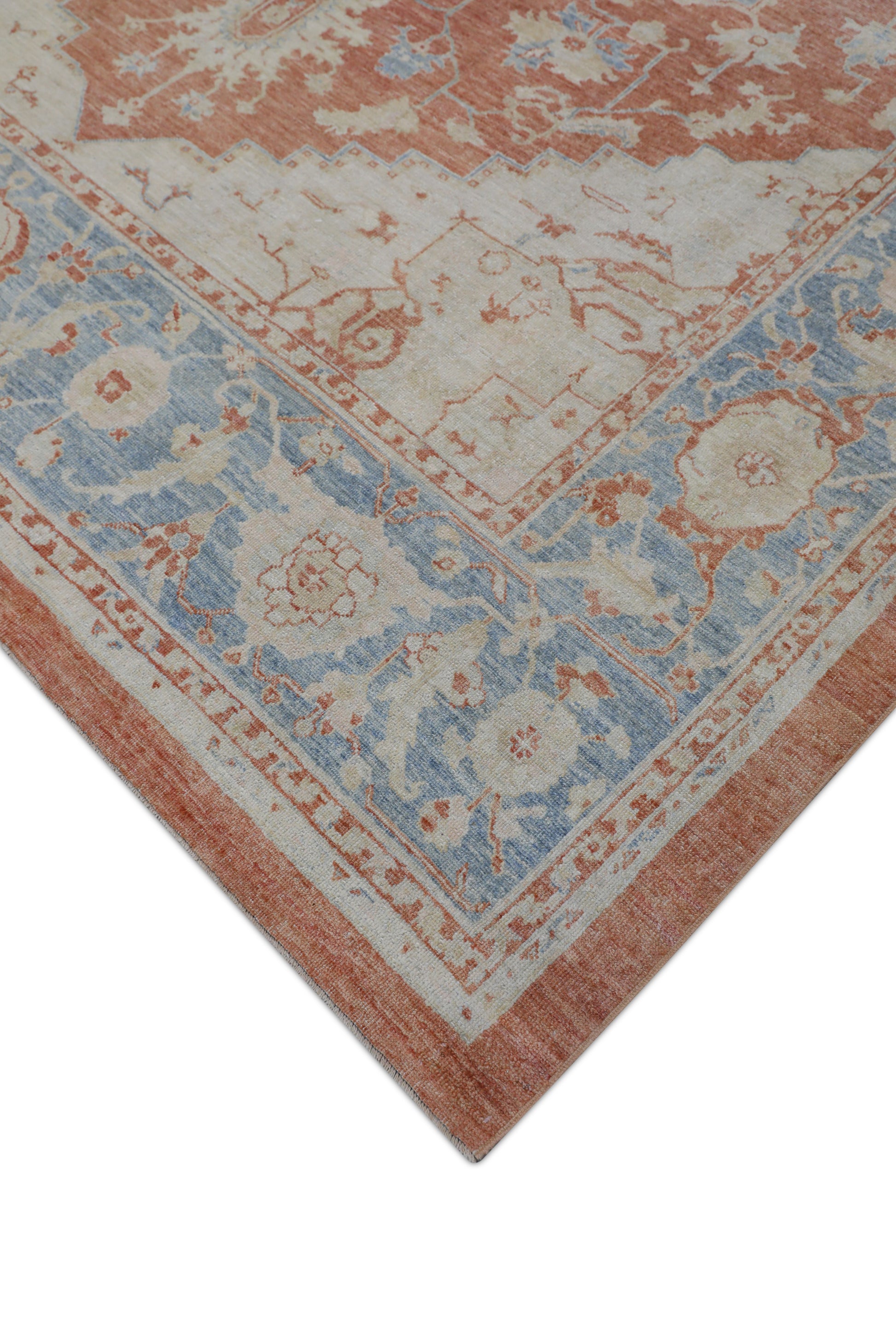 #2849 Turkish Antique Look Oushak Rug 9'4" x 12'4"