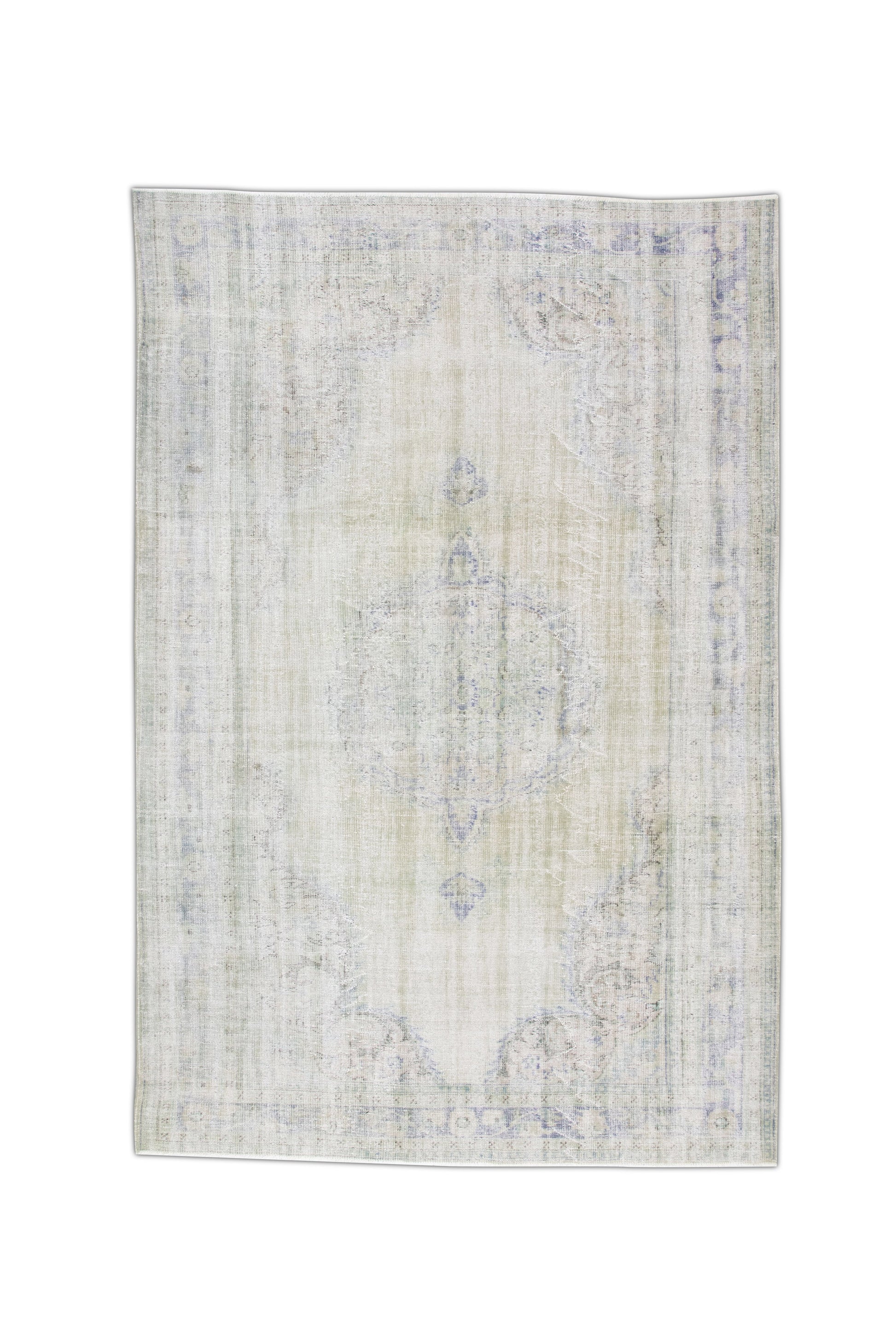 Turkish Vintage Anatolian Rug 7'9" x 11'6" #07