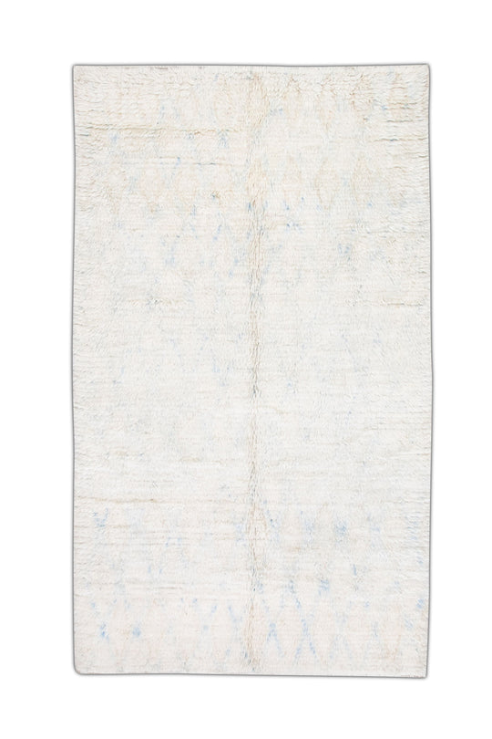 #09 Hand Knotted Turkish Modern Tulu Rug 6'3" x 10'7"