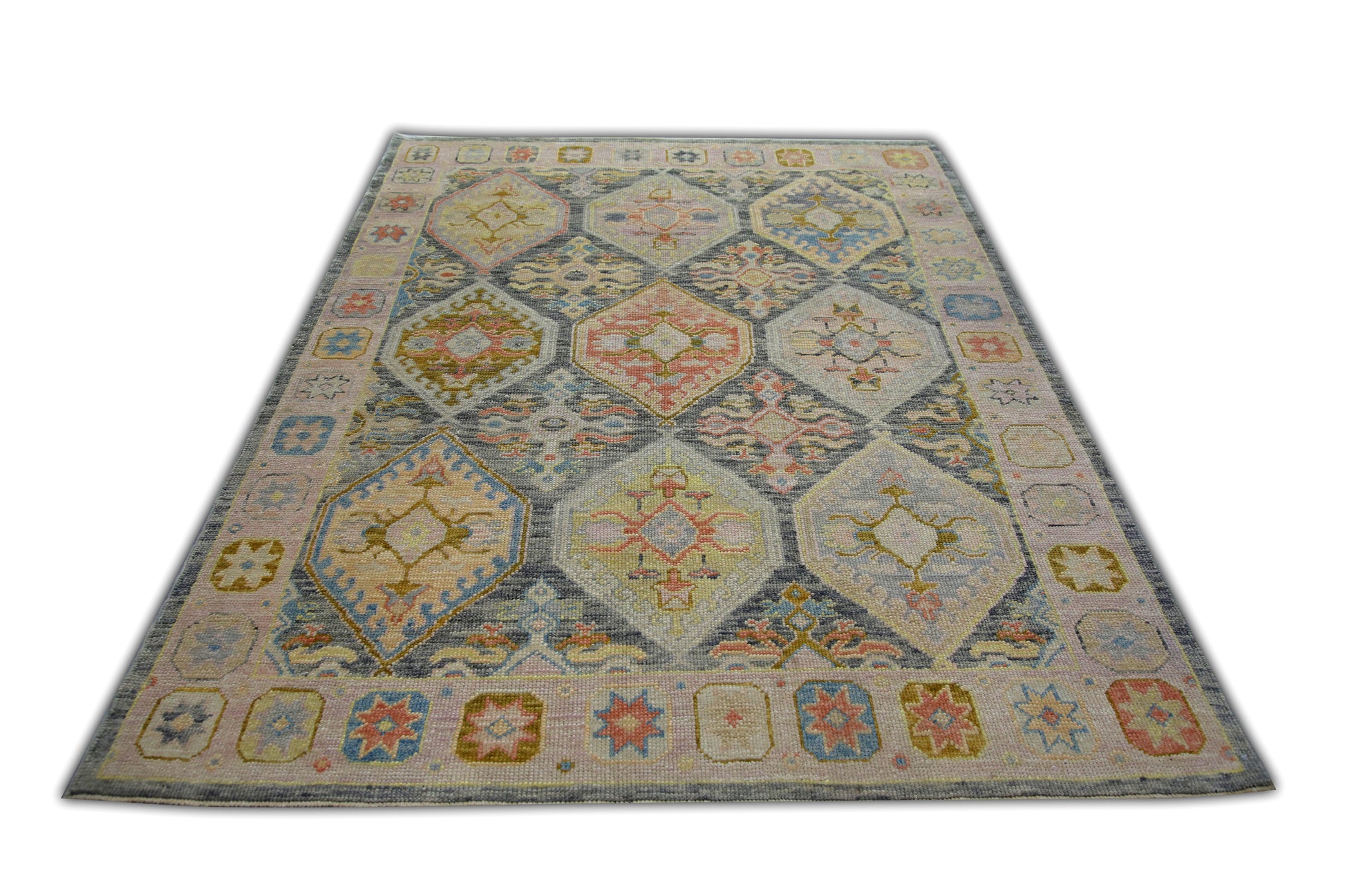 Turkish Oushak Rug 5'4" x 7'3" #6065