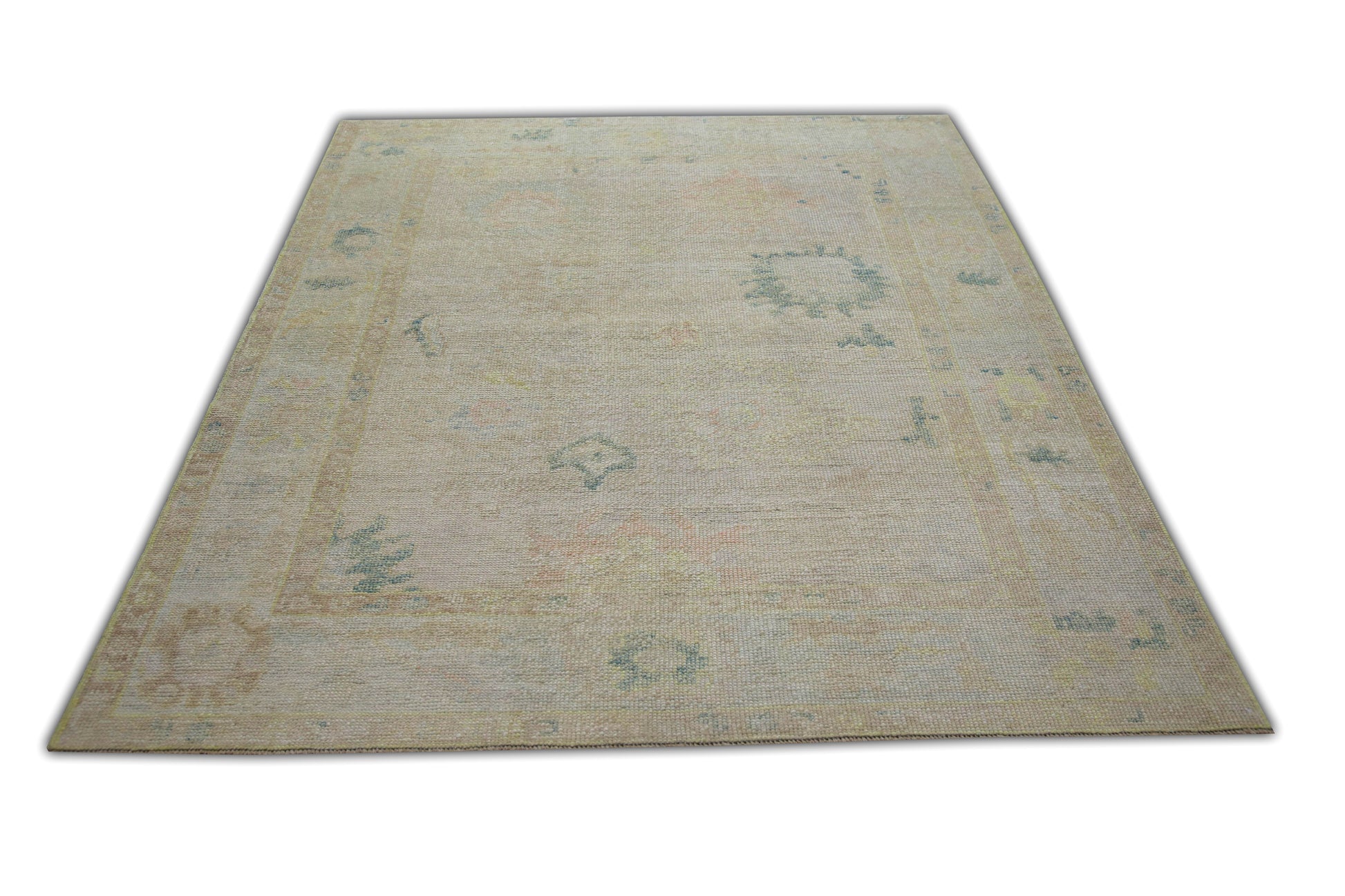 Turkish Oushak Rug 5'1" x 6'5" #6014