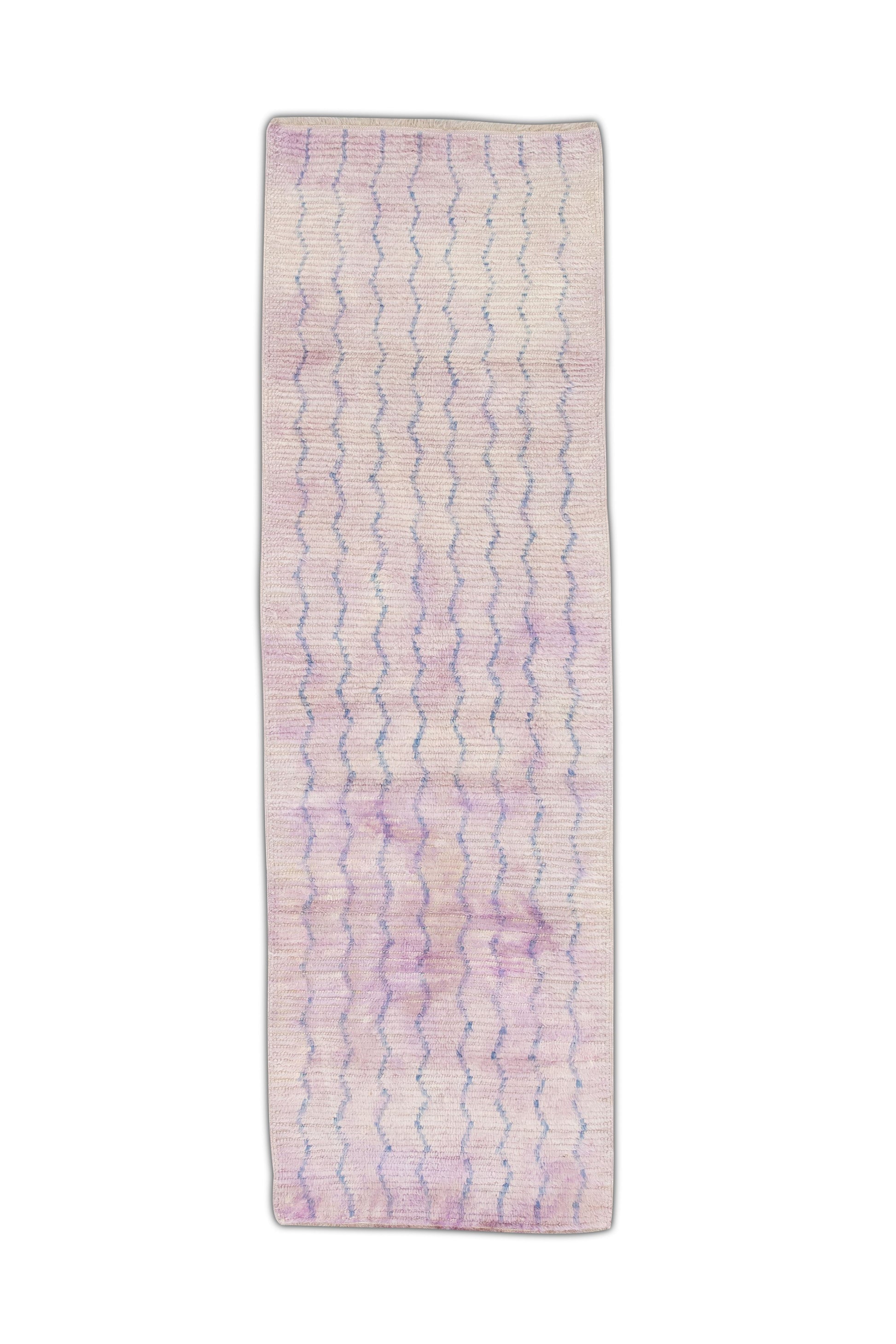 Turkish Tulu Rug Hand Knotted 2'11" x 9'4" #21