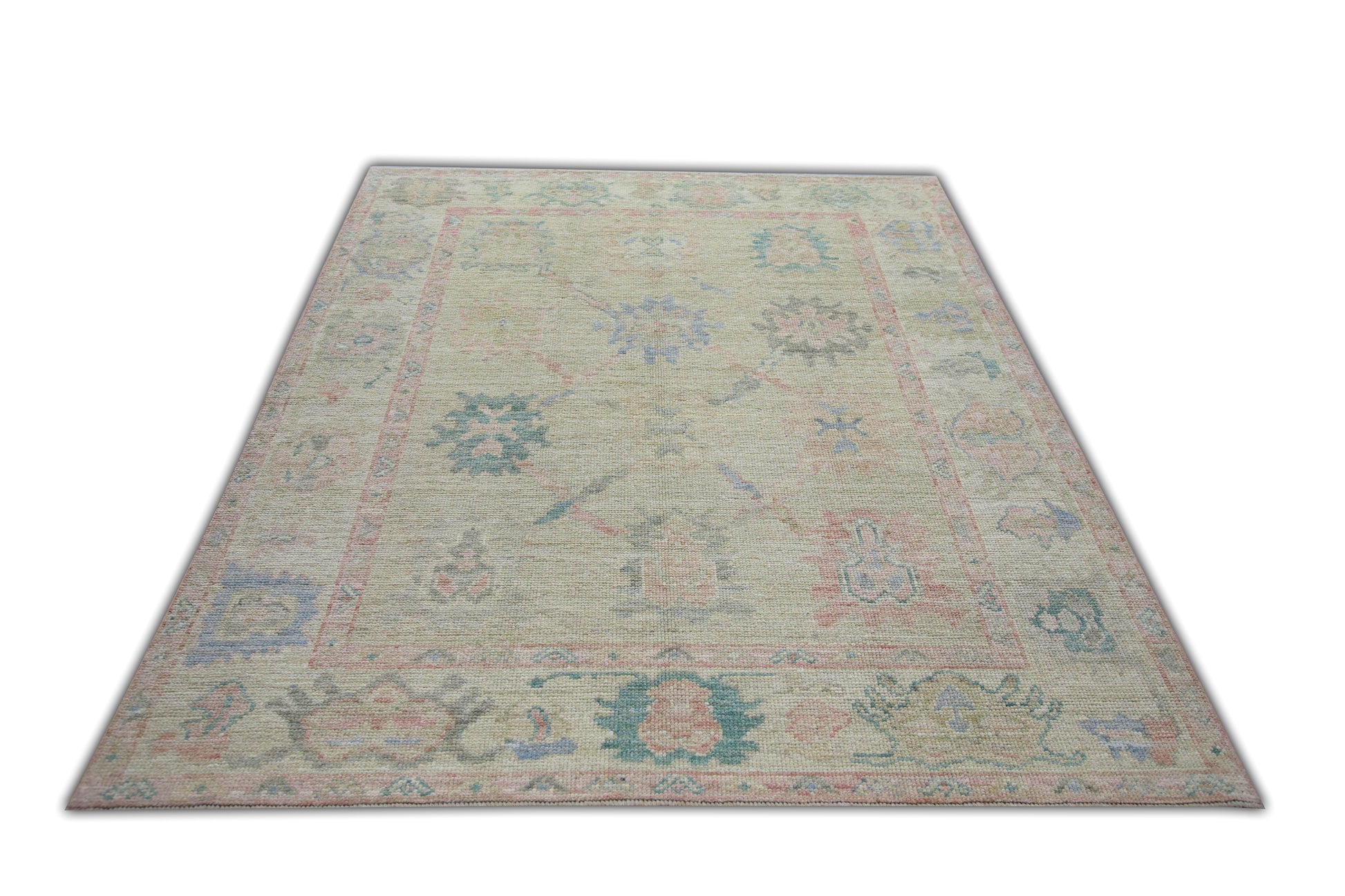 Turkish Oushak Rug 5' x 6'9" #5089