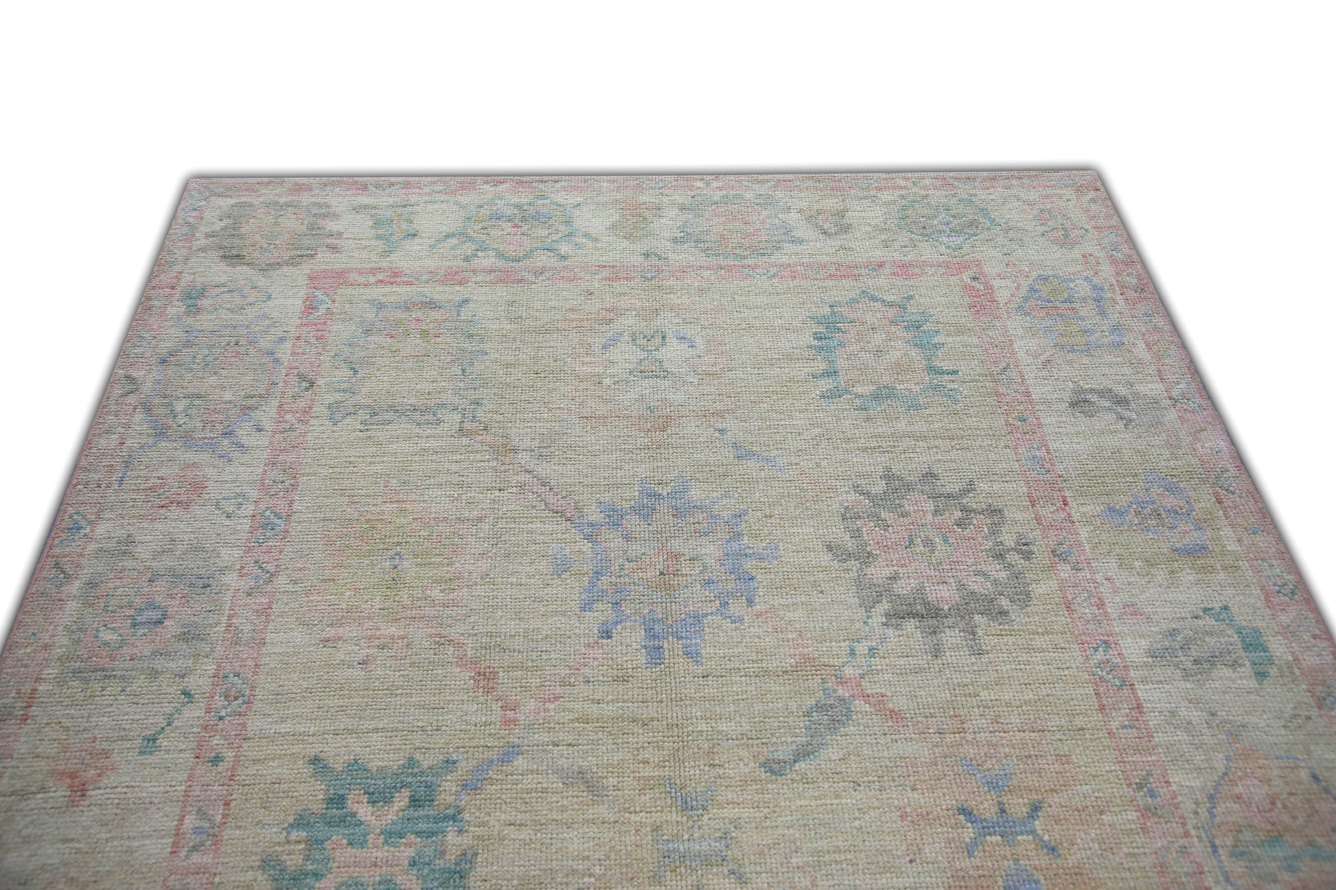 Turkish Oushak Rug 5' x 6'9" #5089