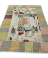 Turkish Tulu Rug Hand Knotted 4'7" x 6'11" #26