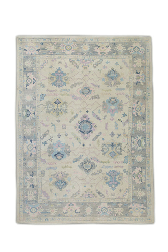 #2058 Turkish Oushak 9'6" x 13'1"