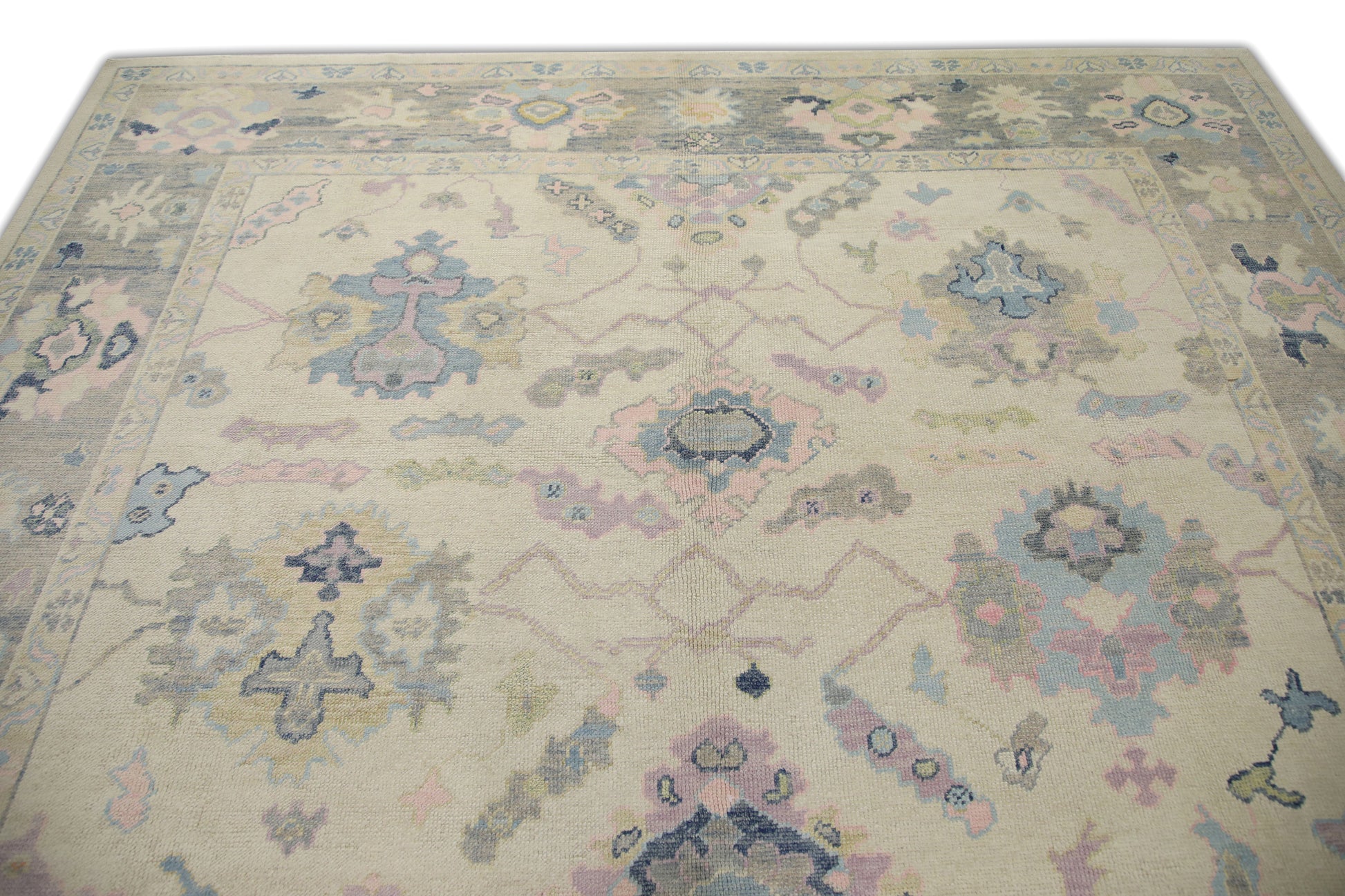 Turkish Oushak Rug 9'6" x 13'1" #2058