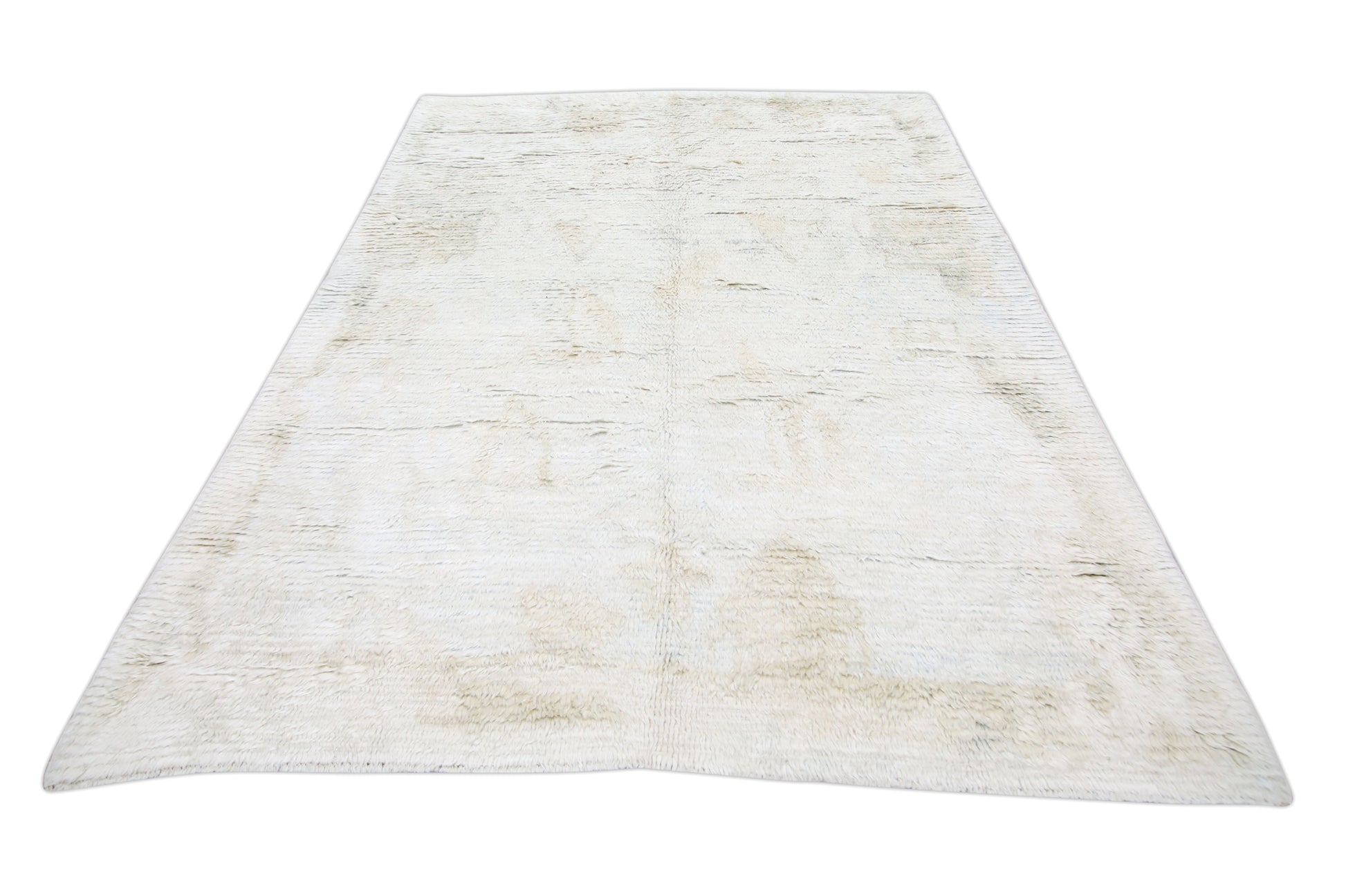 Turkish Tulu Rug Hand Knotted 6'7" x 9'1" #30