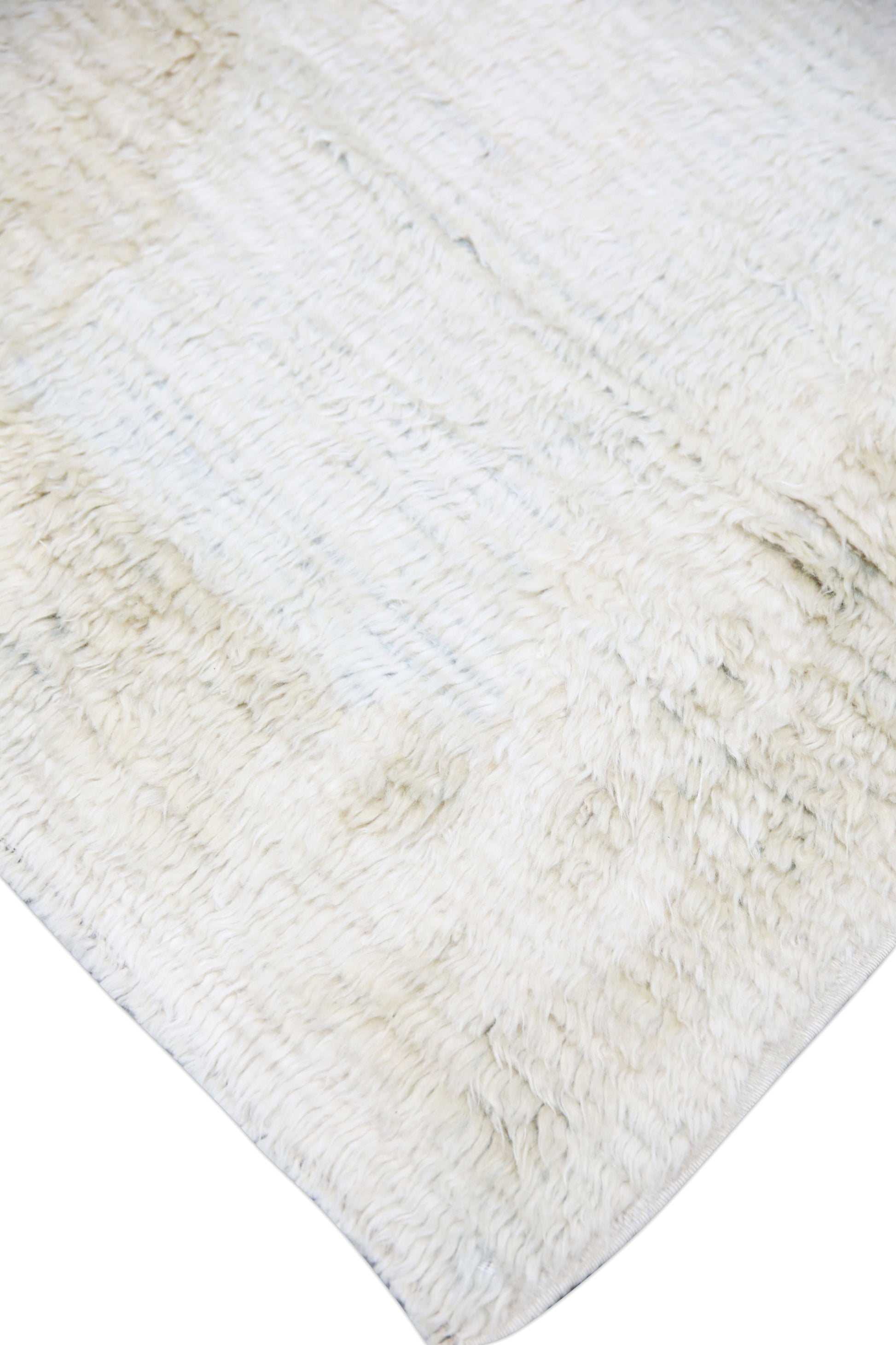 Turkish Tulu Rug Hand Knotted 6'7" x 9'1" #30