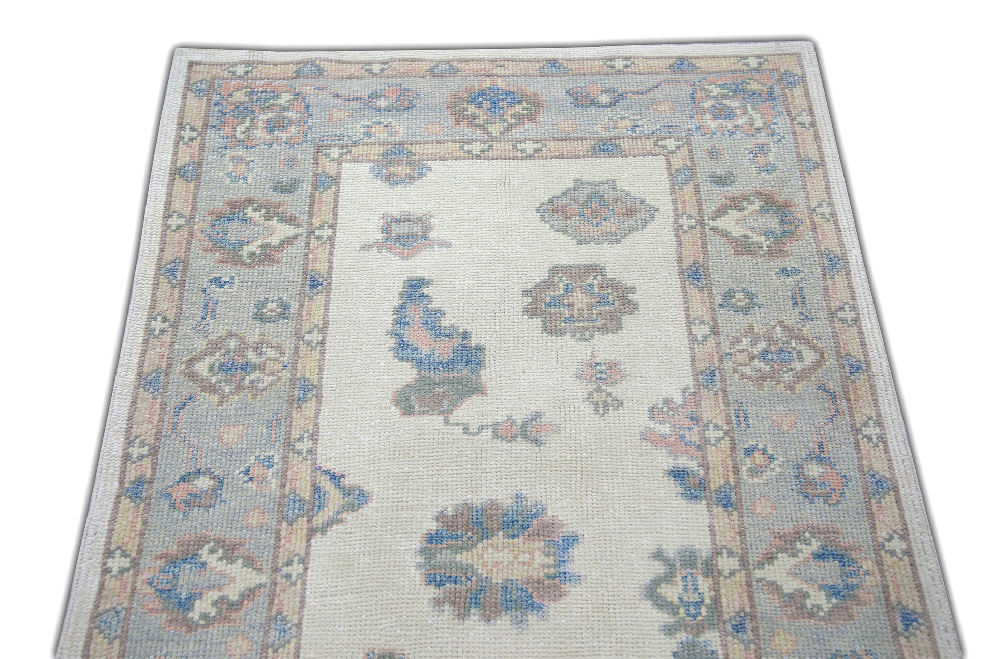 Turkish Oushak Rug 3'2" x 14'2" #5746