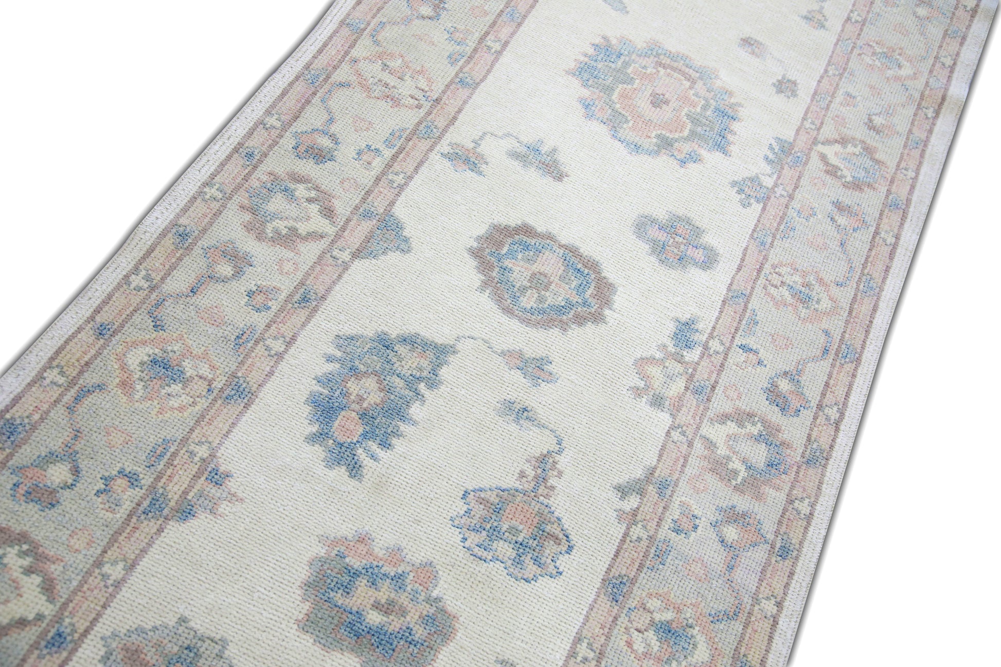 Turkish Oushak Rug 3'2" x 14'2" #5746