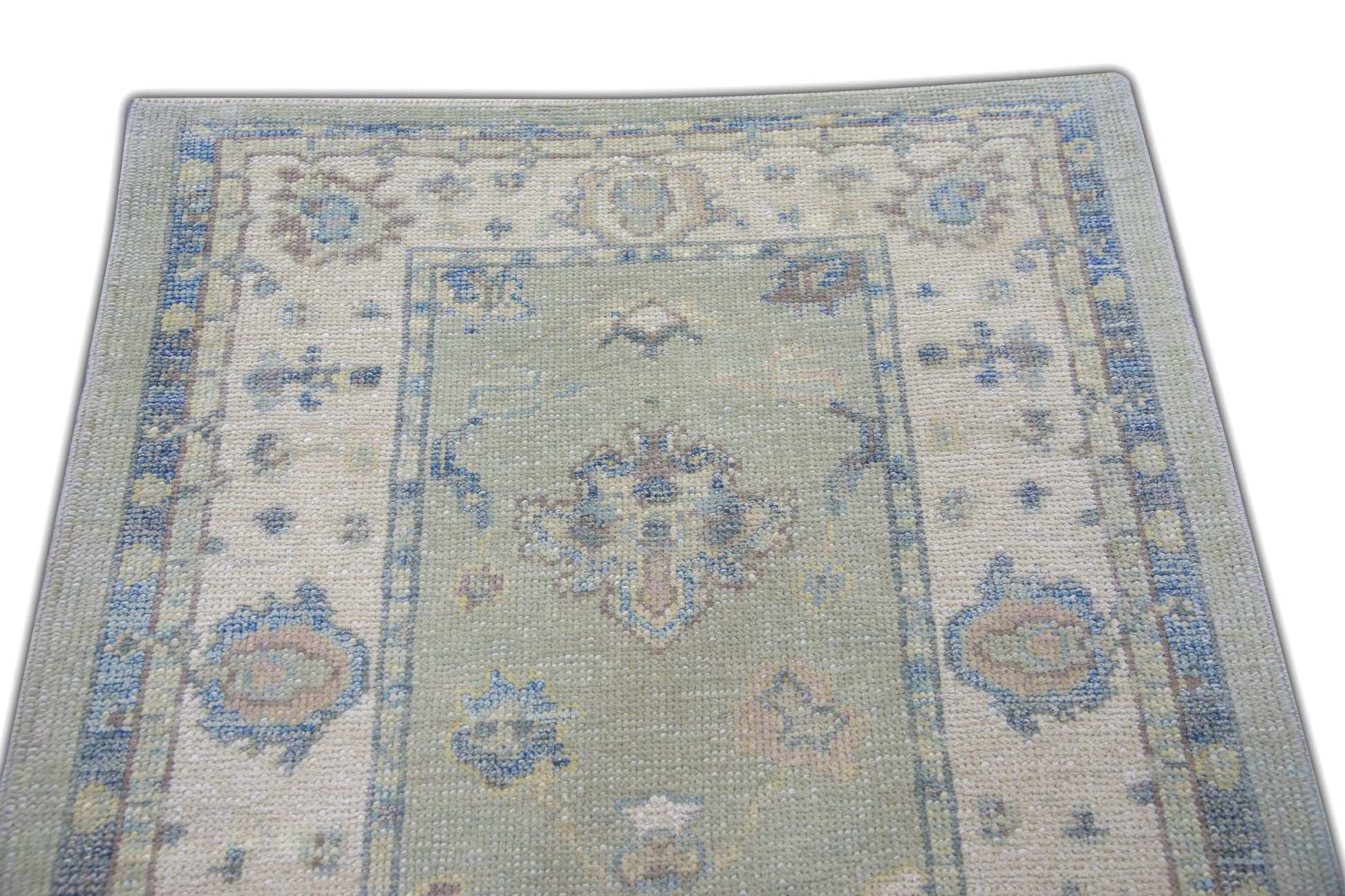 Turkish Oushak Rug 3'2" x 10'4" #5014