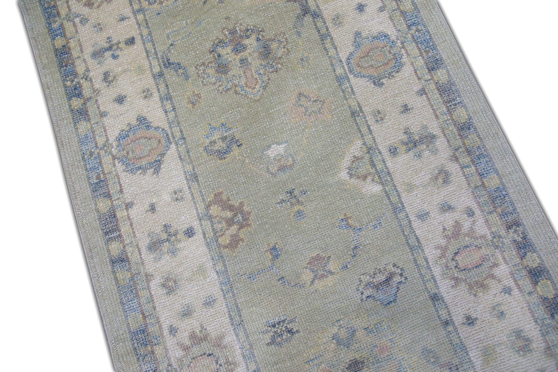 Turkish Oushak Rug 3'2" x 10'4" #5014
