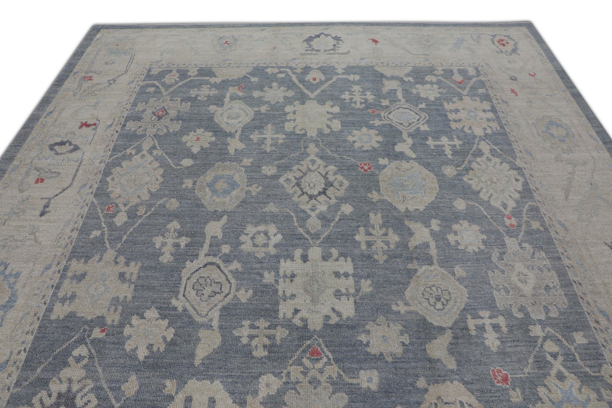 Turkish Oushak Rug 9'3" x 12'2" #2610