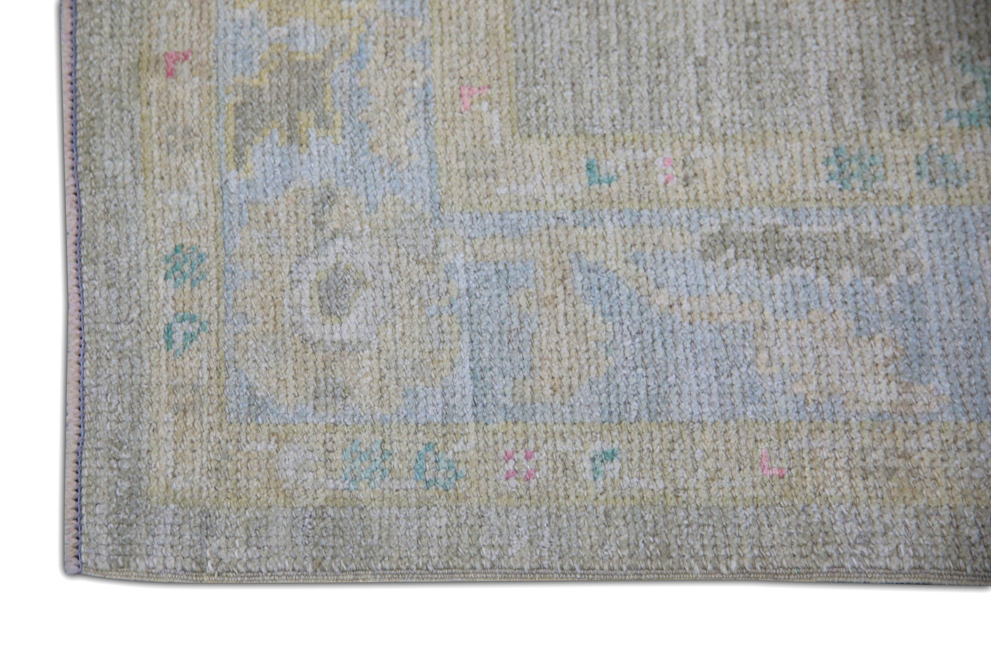 Turkish Oushak Rug 3' x 10'4" #5750