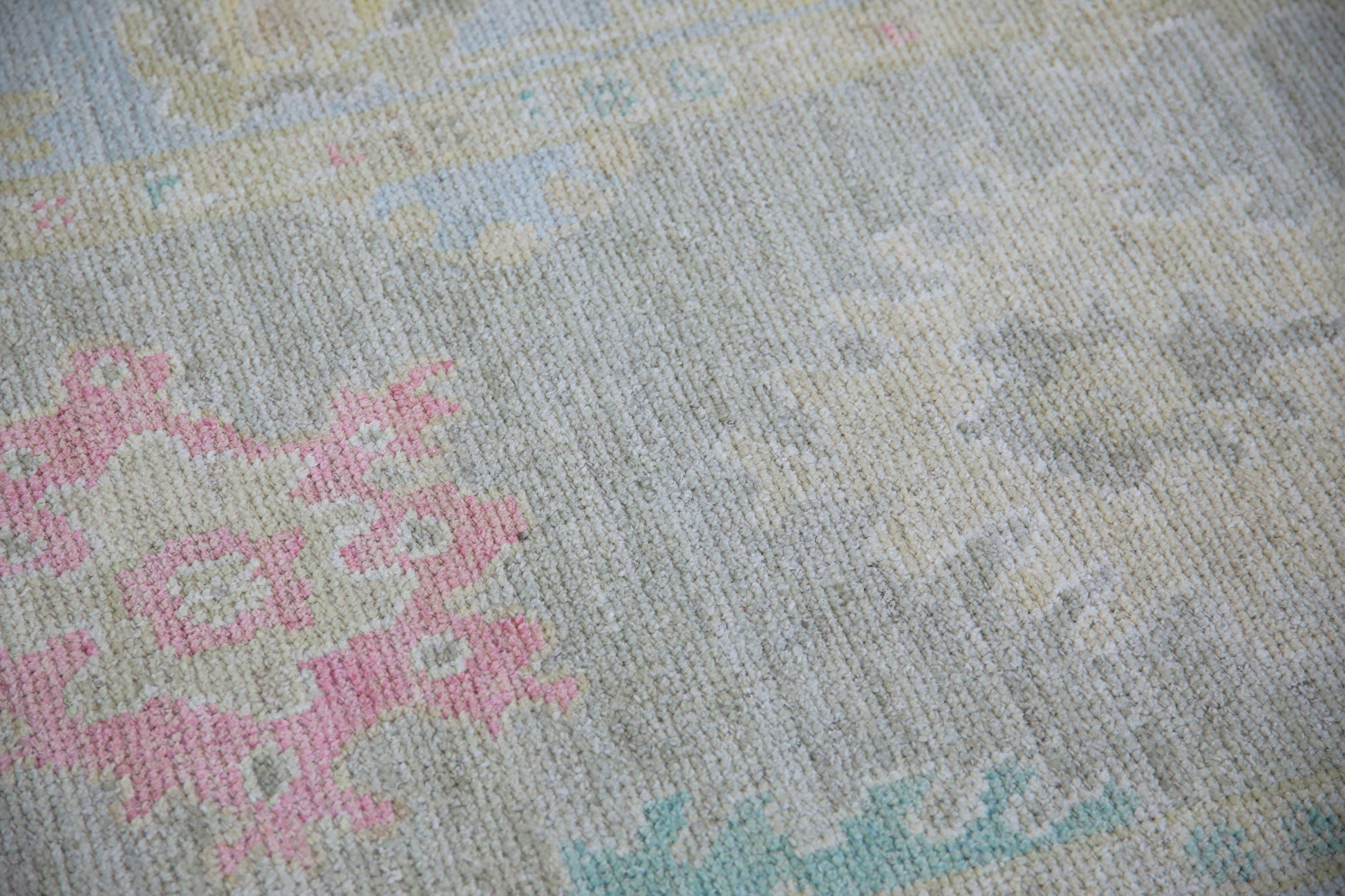 Turkish Oushak Rug 3' x 10'4" #5750