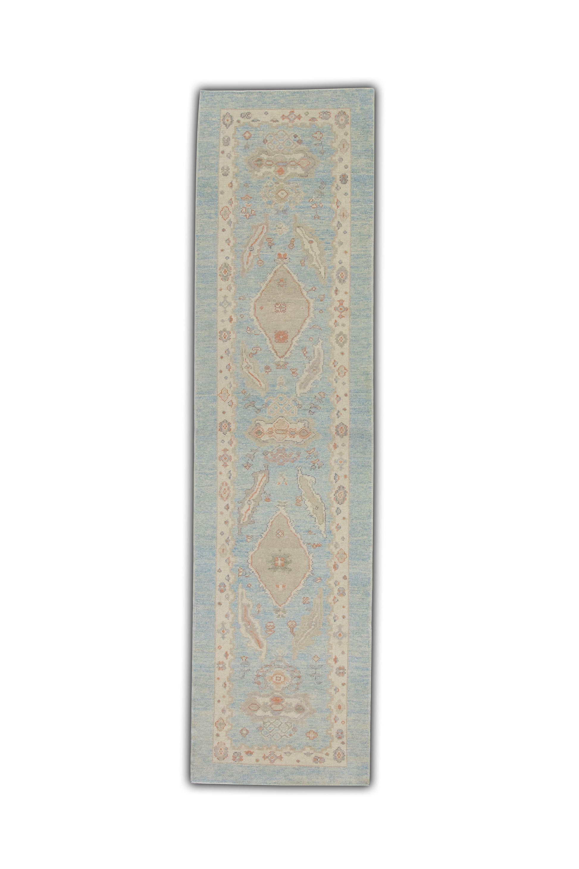 Turkish Oushak Rug 3' x 11'8" #5926