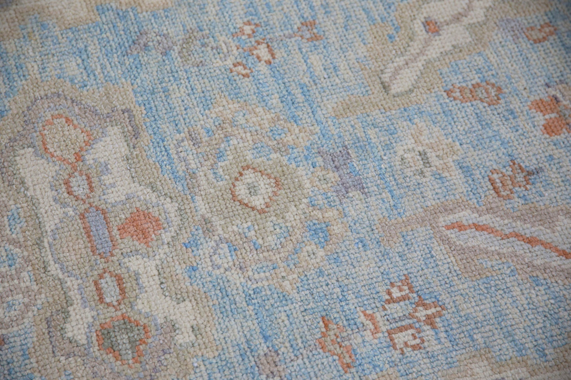 Turkish Oushak Rug 3' x 11'8" #5926