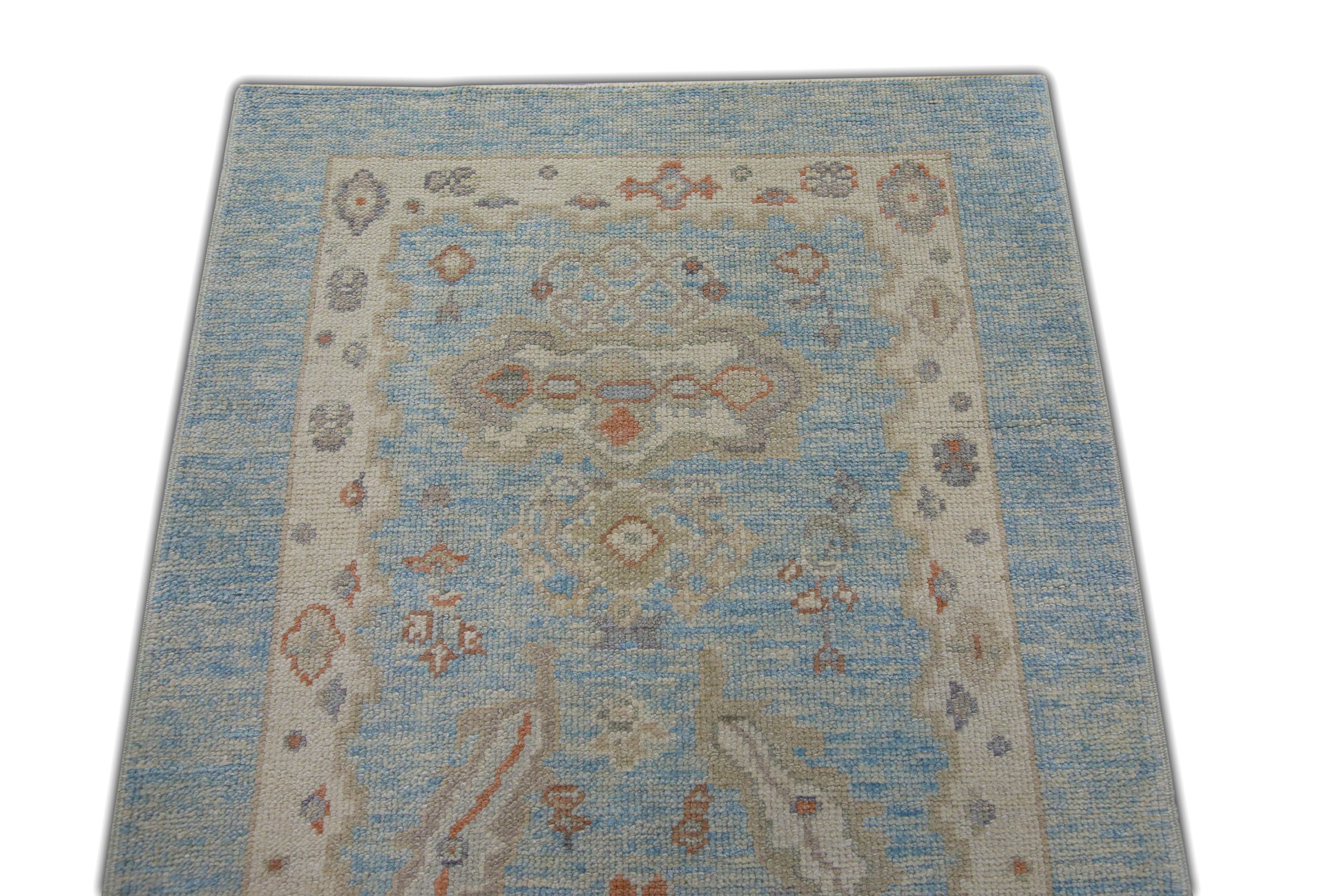 Turkish Oushak Rug 3' x 11'8" #5926