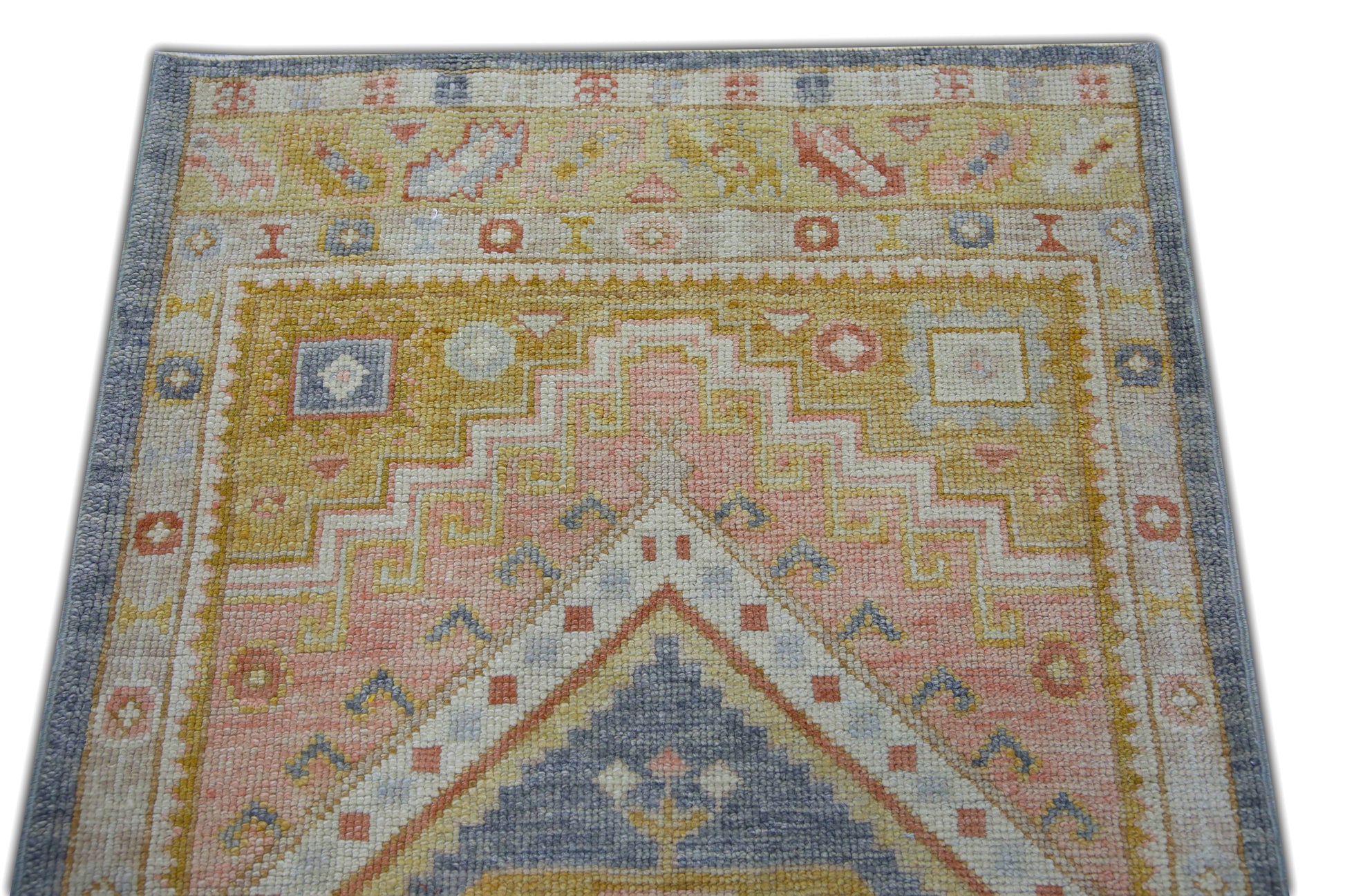 Turkish Oushak Rug 3' x 11'11" #5984