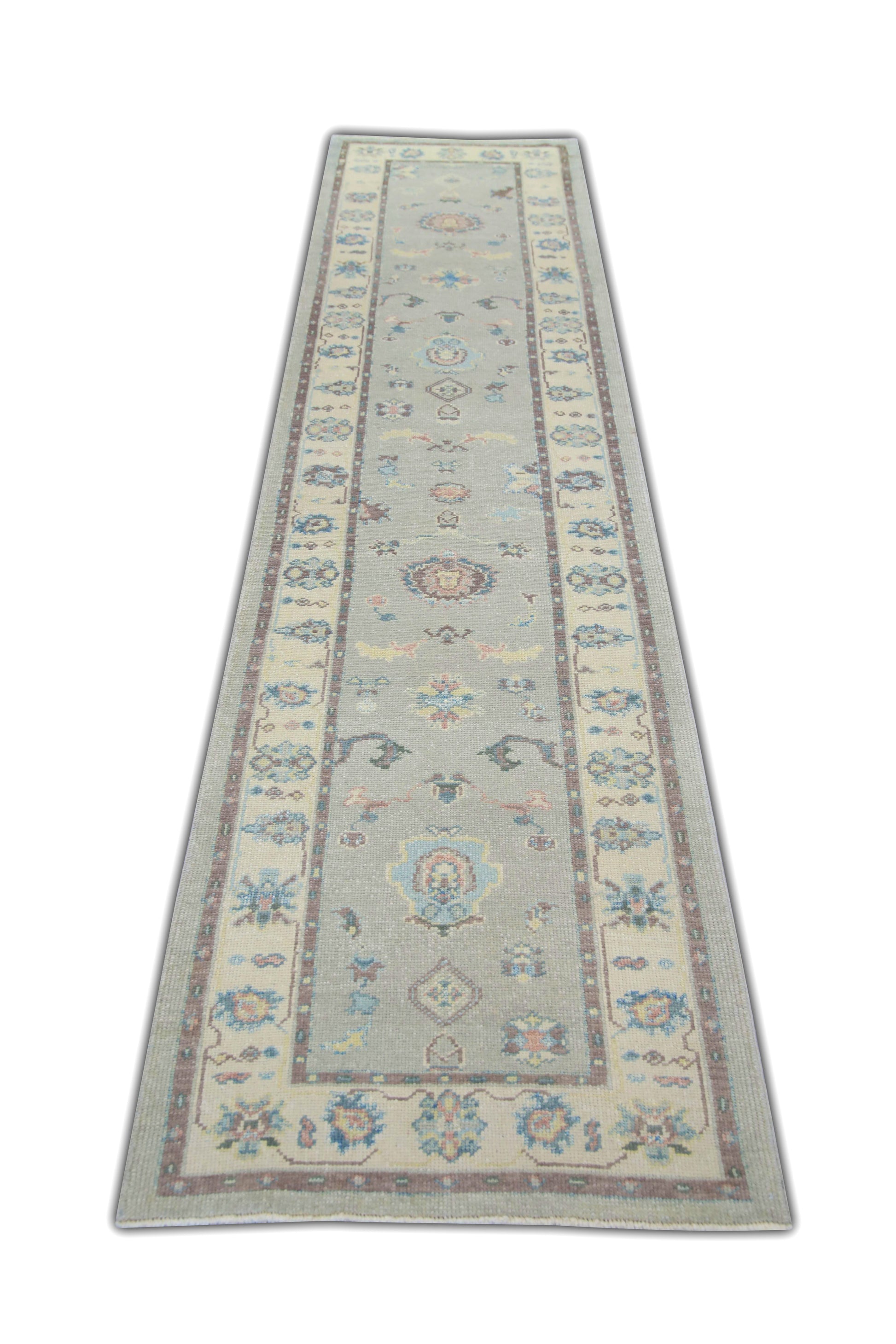 Turkish Oushak Rug 3'1" x 13'9" #5594