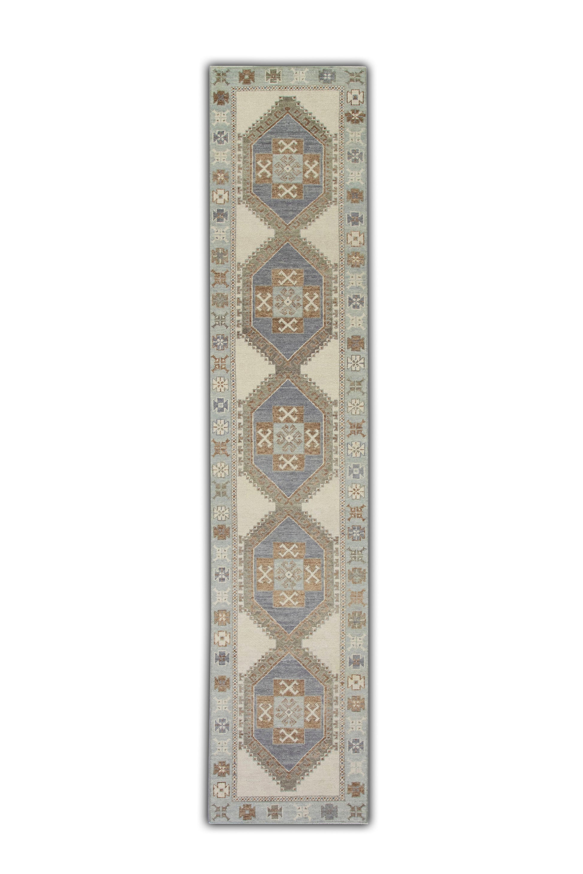Turkish Oushak Rug 2'10" x 13'9" #5886