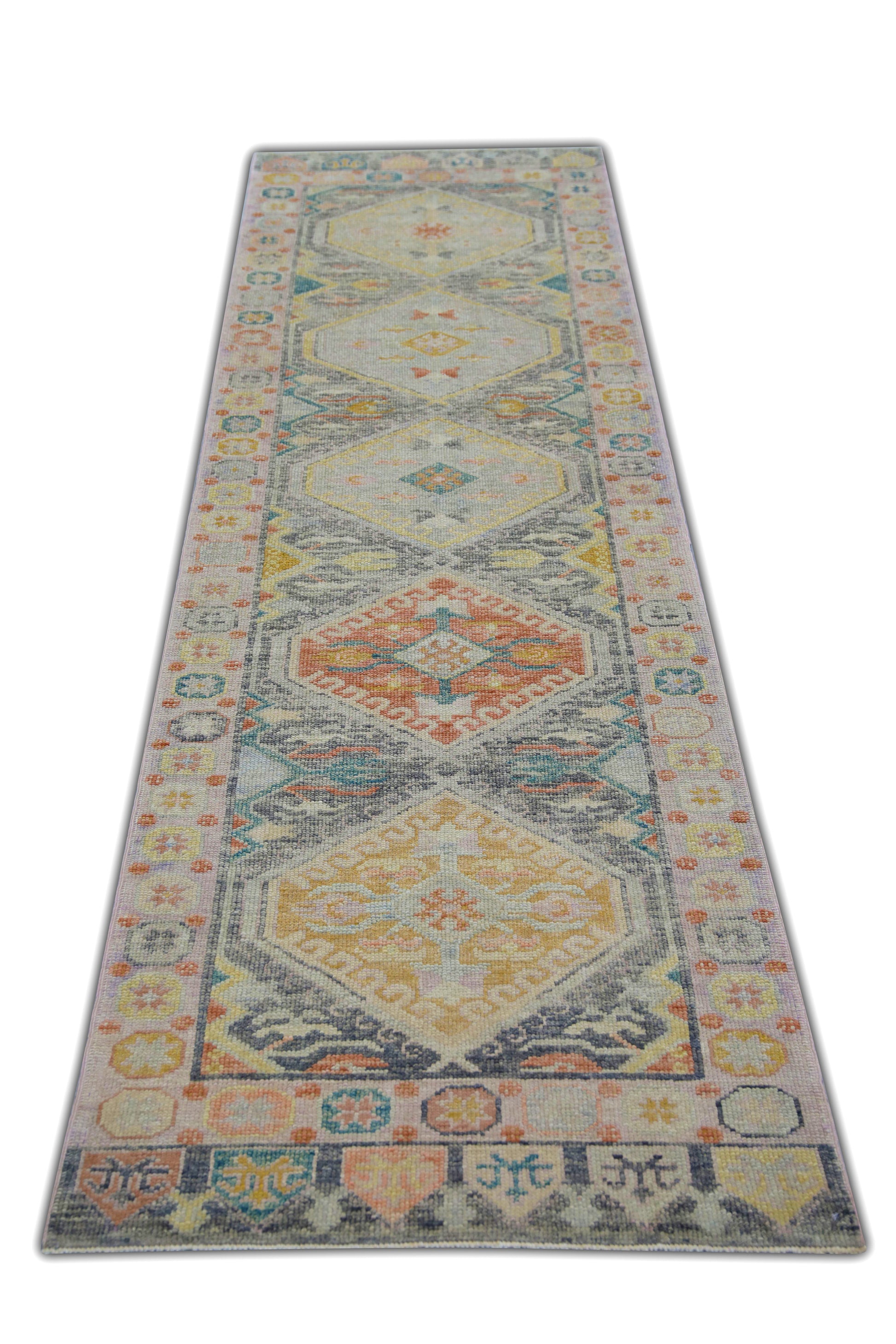 Turkish Oushak Rug 3'1" x 11'5" #5935