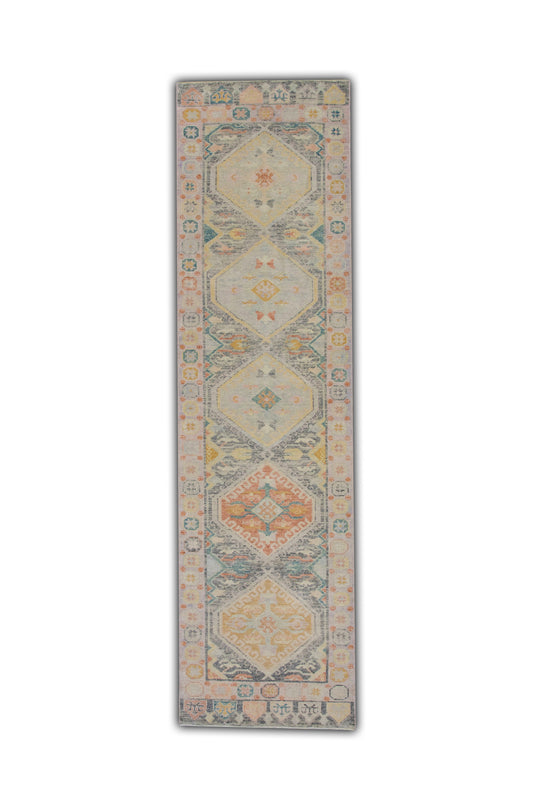 #5935 Turkish Oushak 3'1" x 11'5"