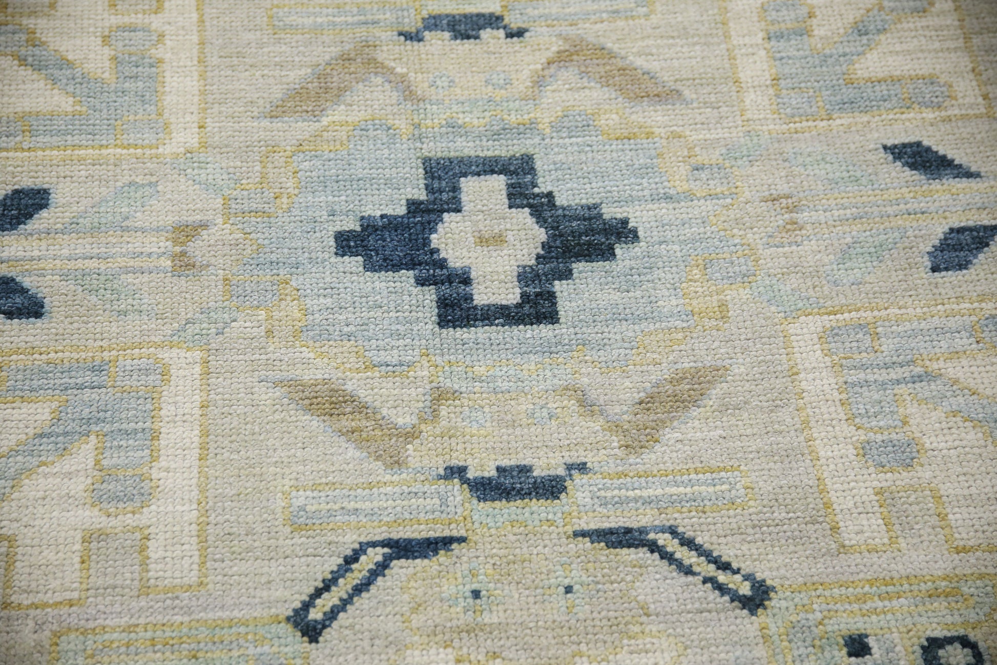 Turkish Antique Look Oushak Rug 12'6" x 16'  #6554