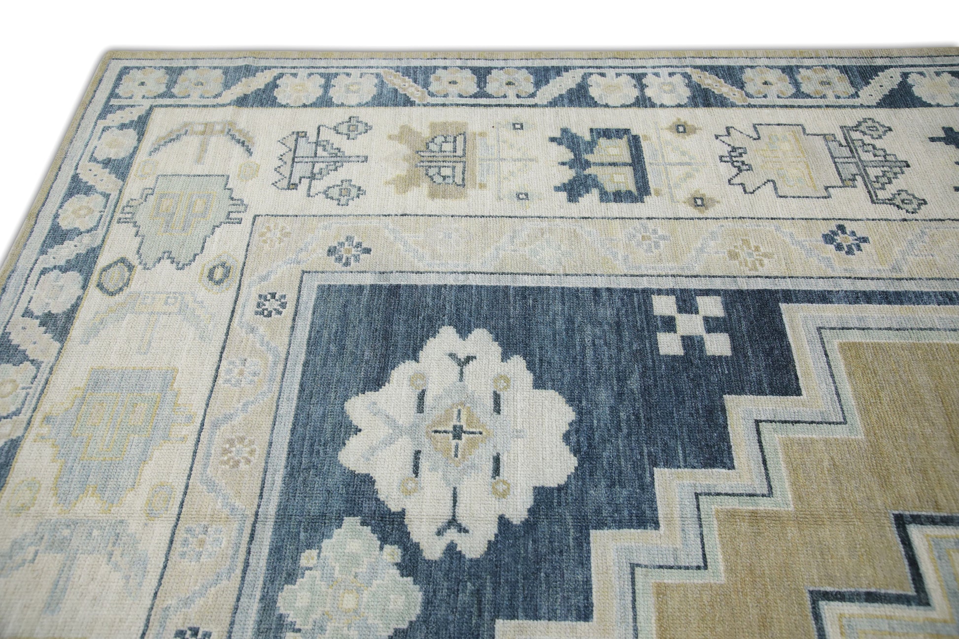 Turkish Antique Look Oushak Rug 12'6" x 16'  #6554