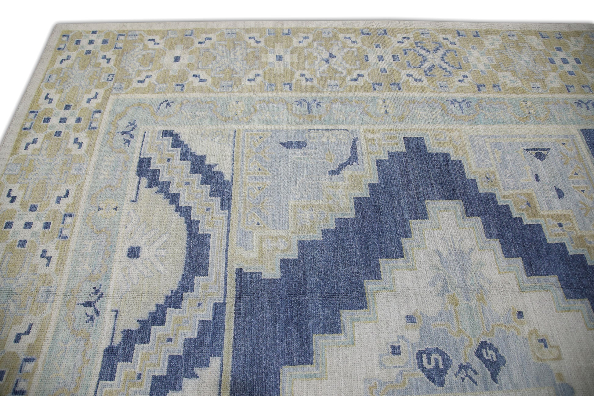 Turkish Antique Look Oushak Rug  12'5" x 14'10"  #6562